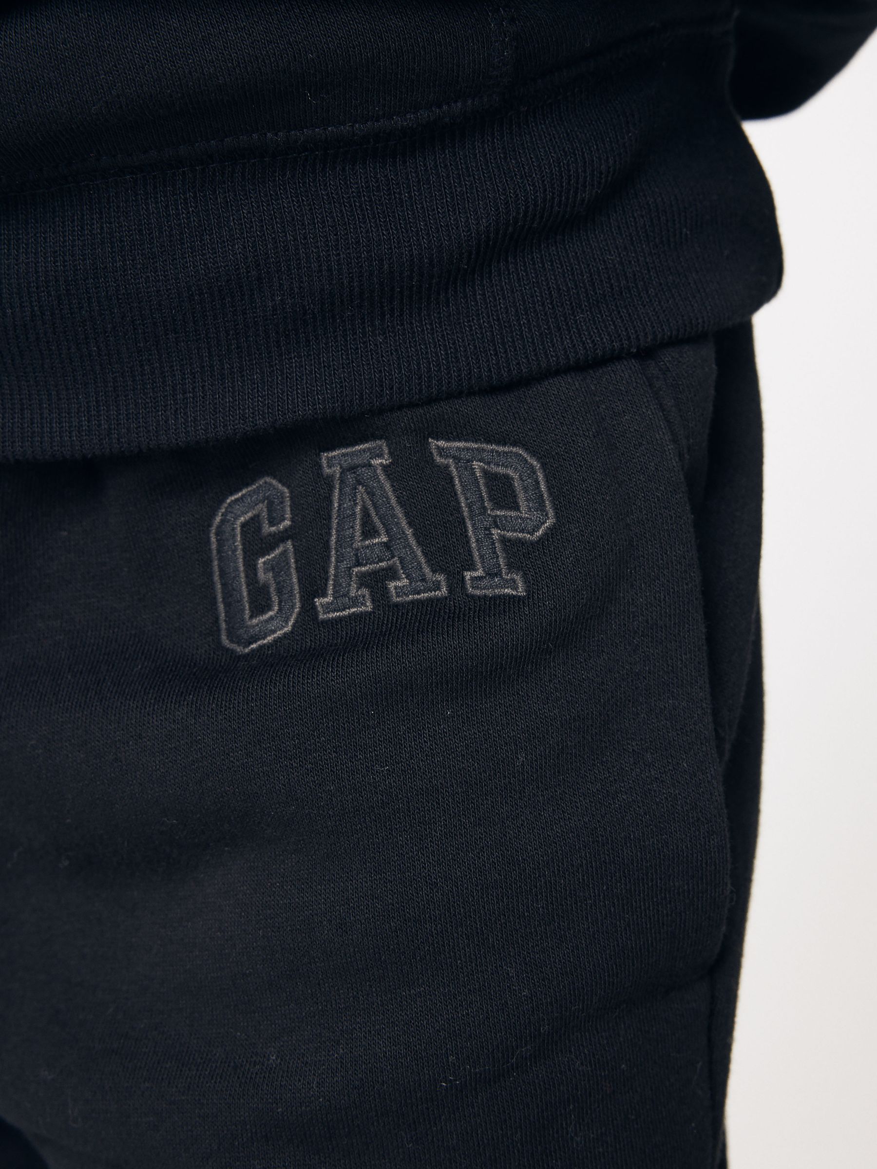 Black Logo Pull On Joggers (4-13yrs) - Image 5 of 6