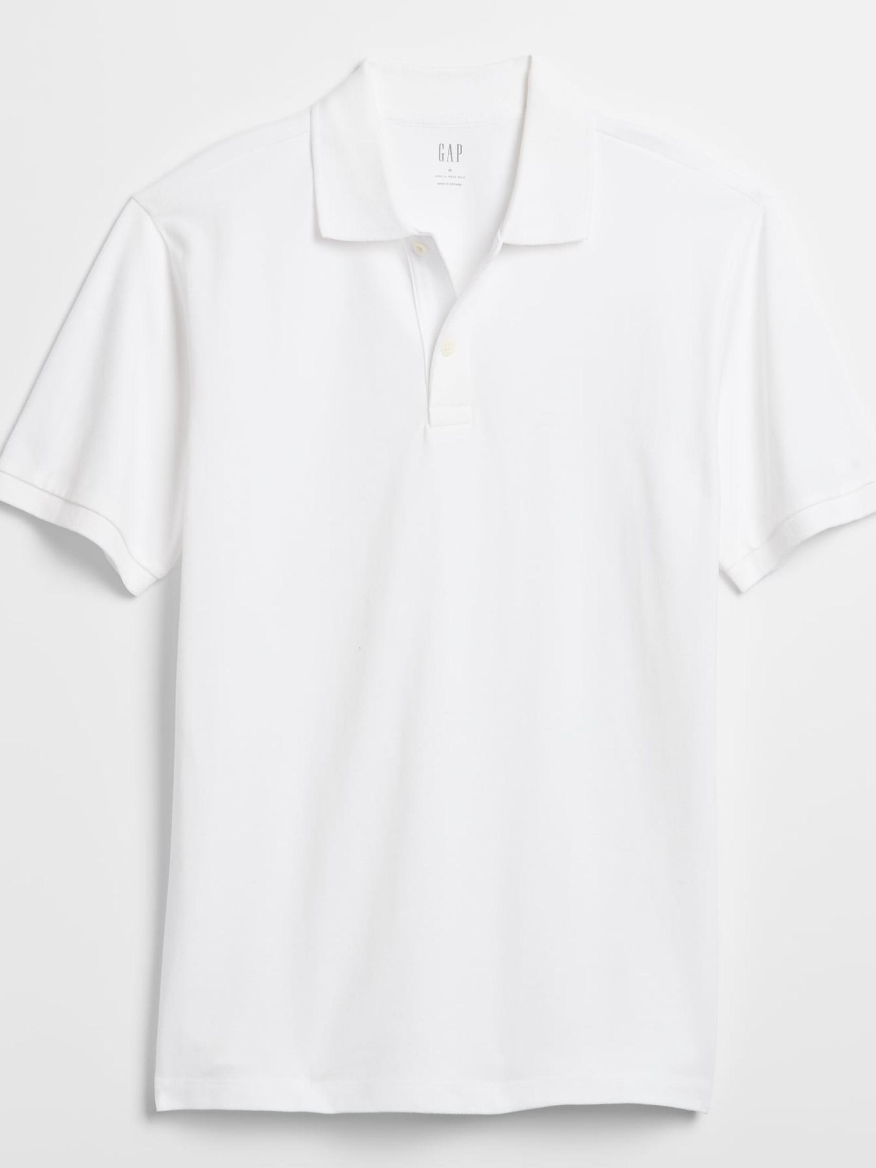 White All Day Pique Polo Shirt - Image 3 of 4
