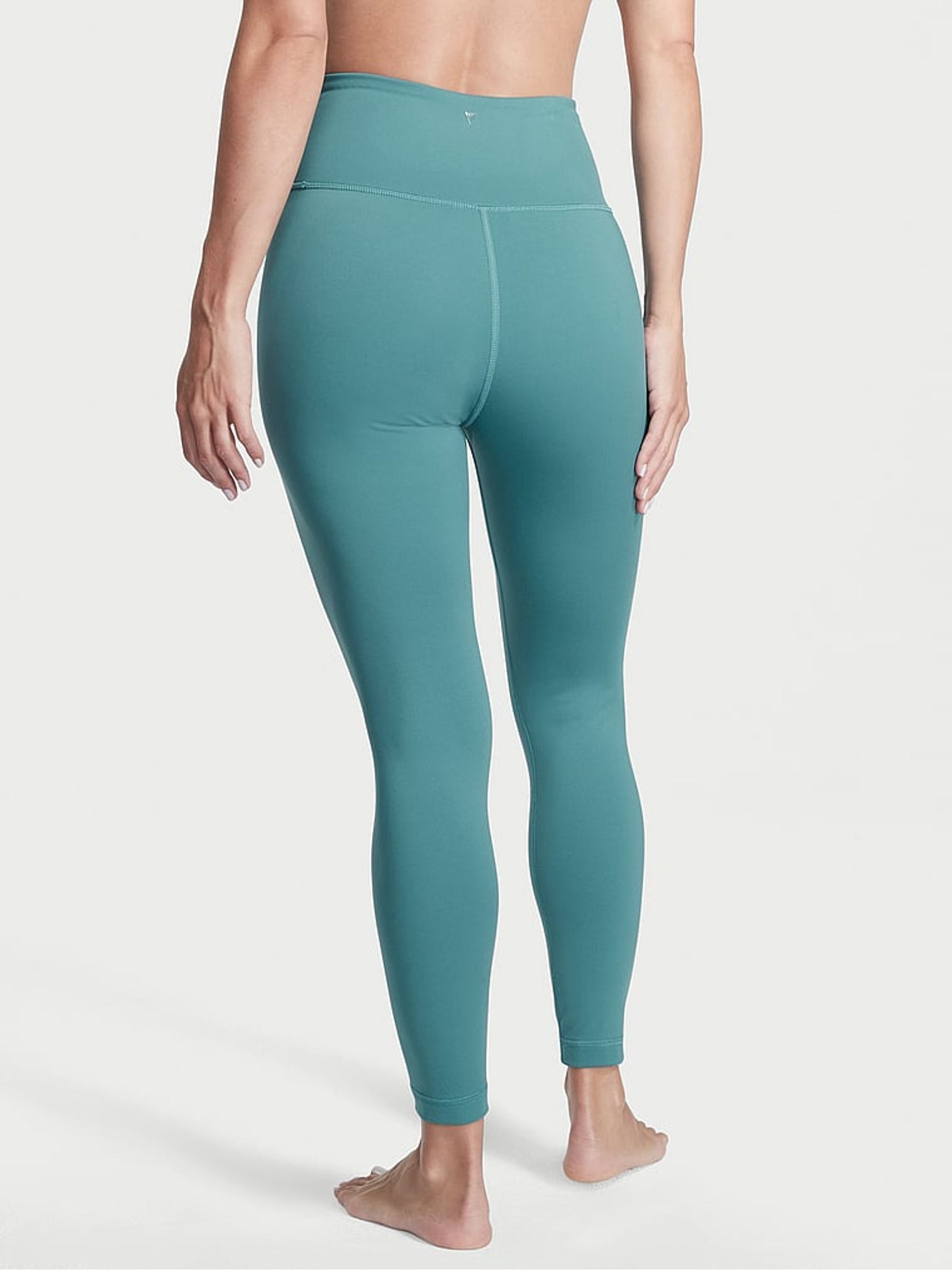 French Sage Green Ruched Legging - Image 2 of 4