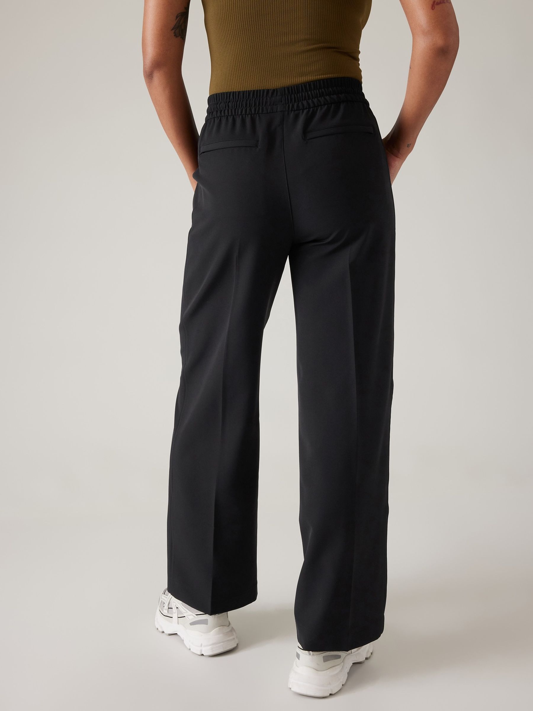 Athleta Black Stride Trousers - Image 2 of 6