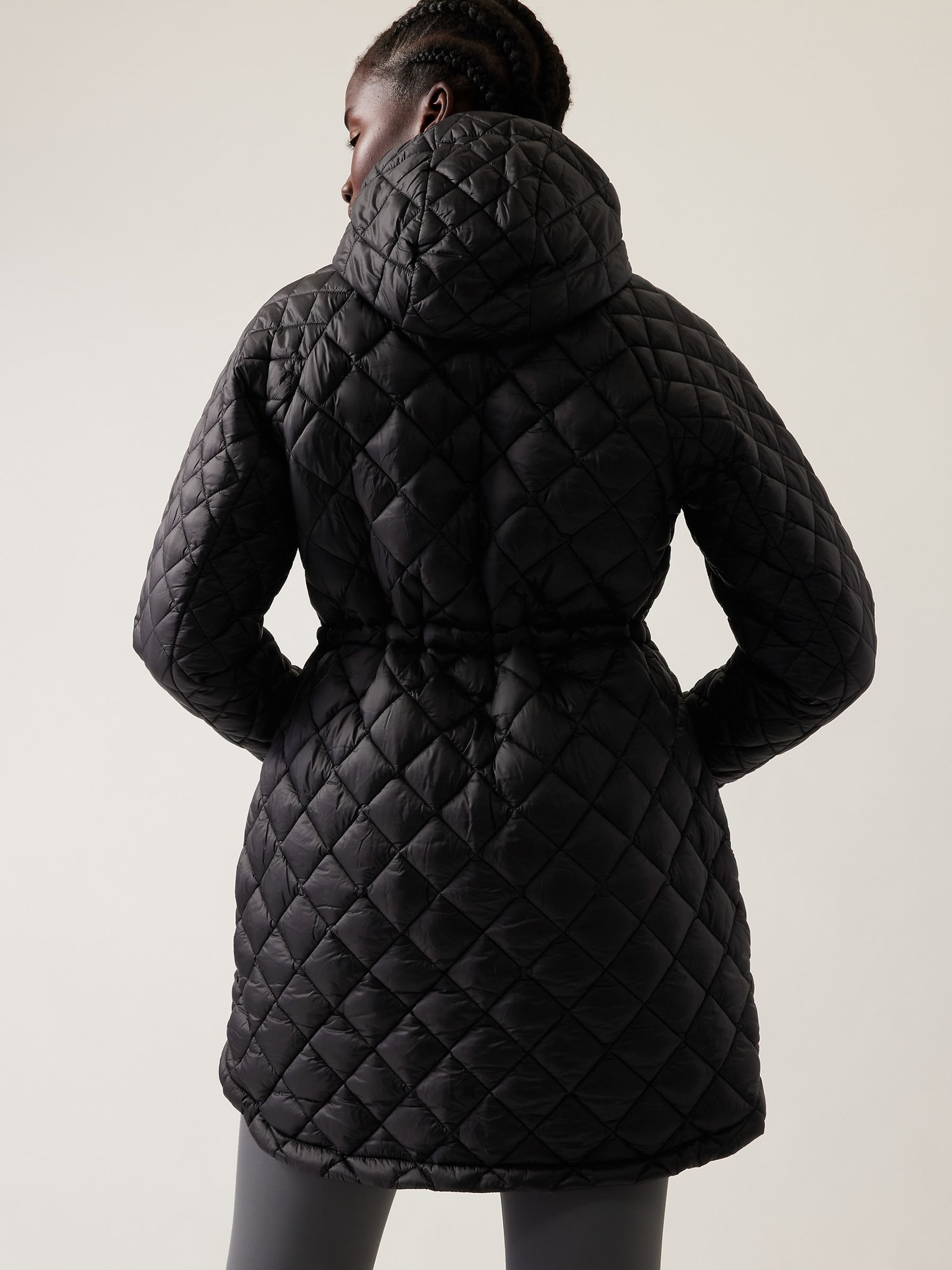 Athleta Black Whisper Featherless Parka - Image 2 of 4