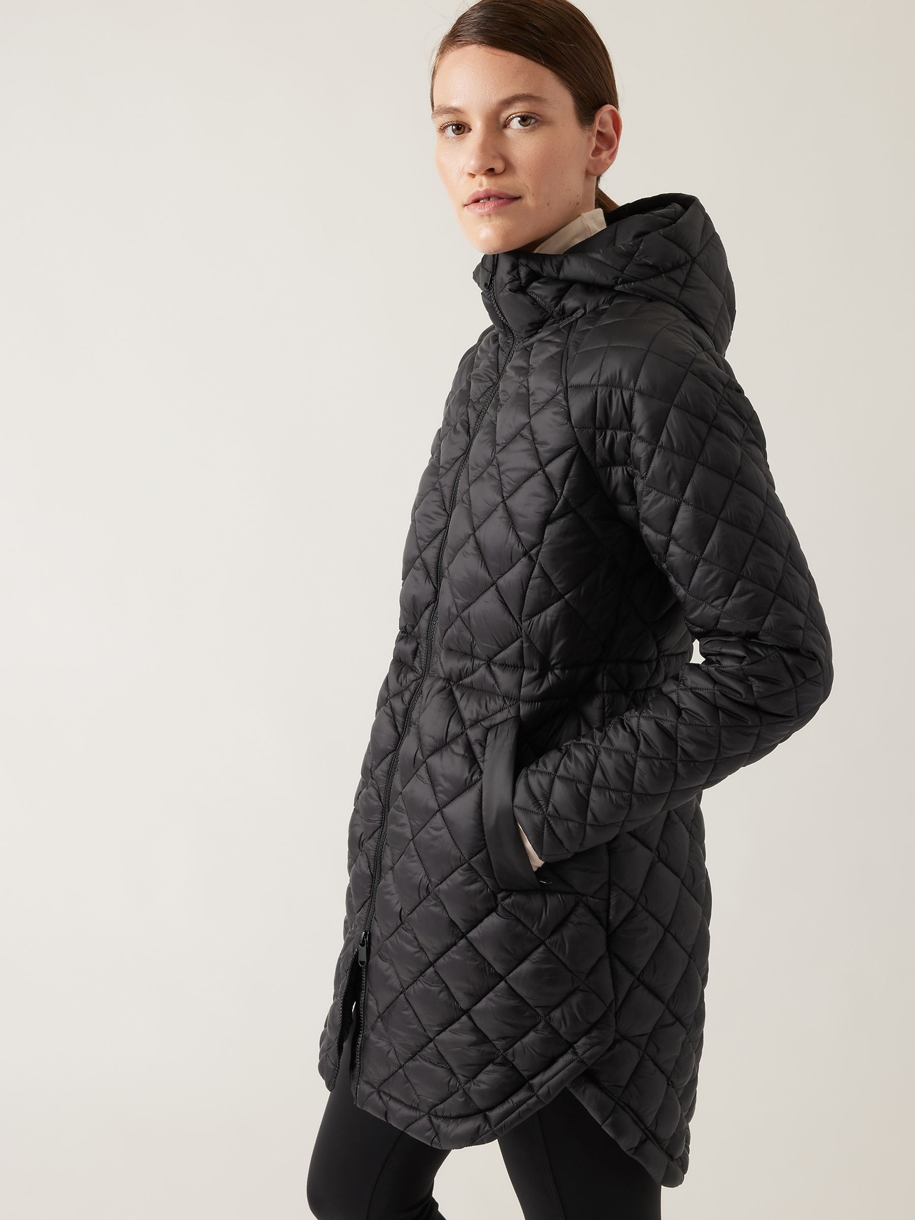 Athleta Black Whisper Featherless Parka - Image 4 of 4