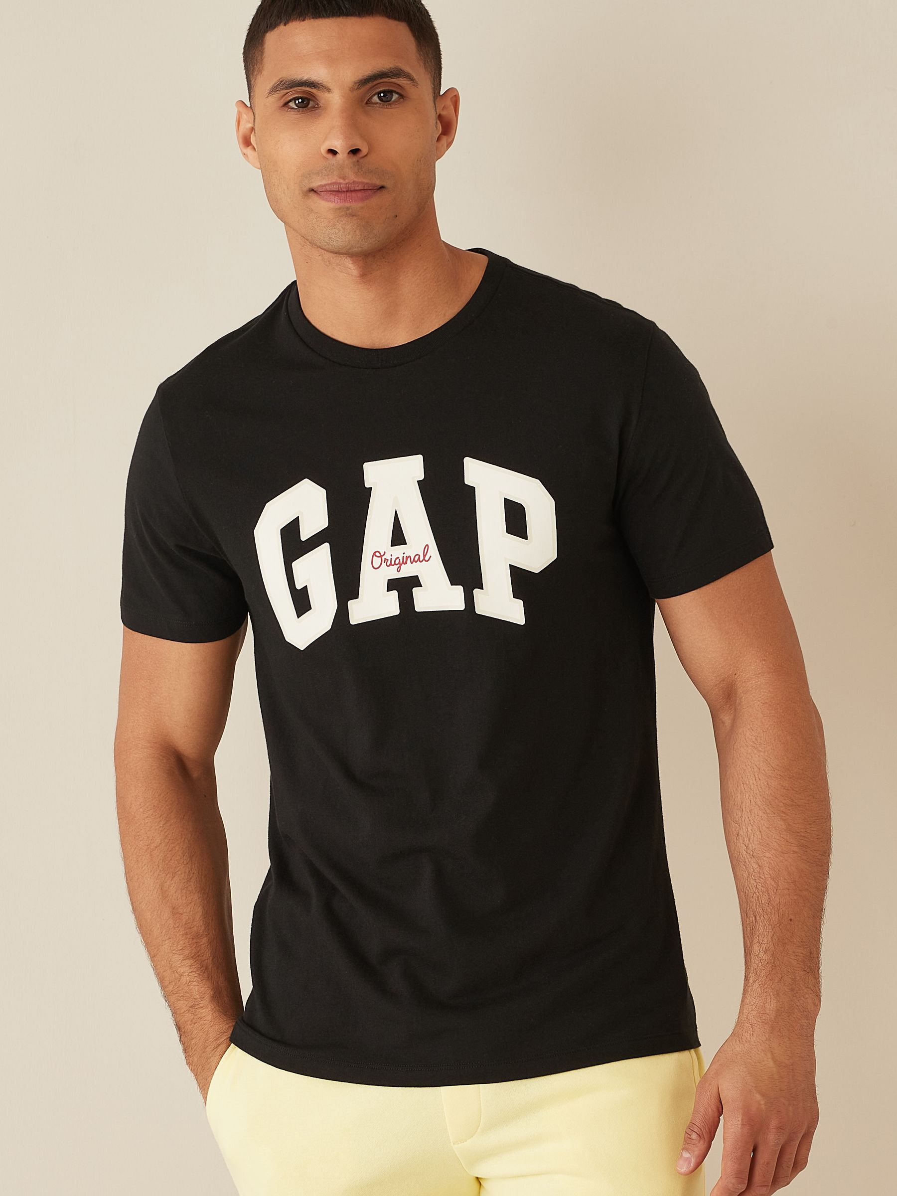 Black Logo Short Sleeve Crew Neck T Shirt - Image 1 of 8