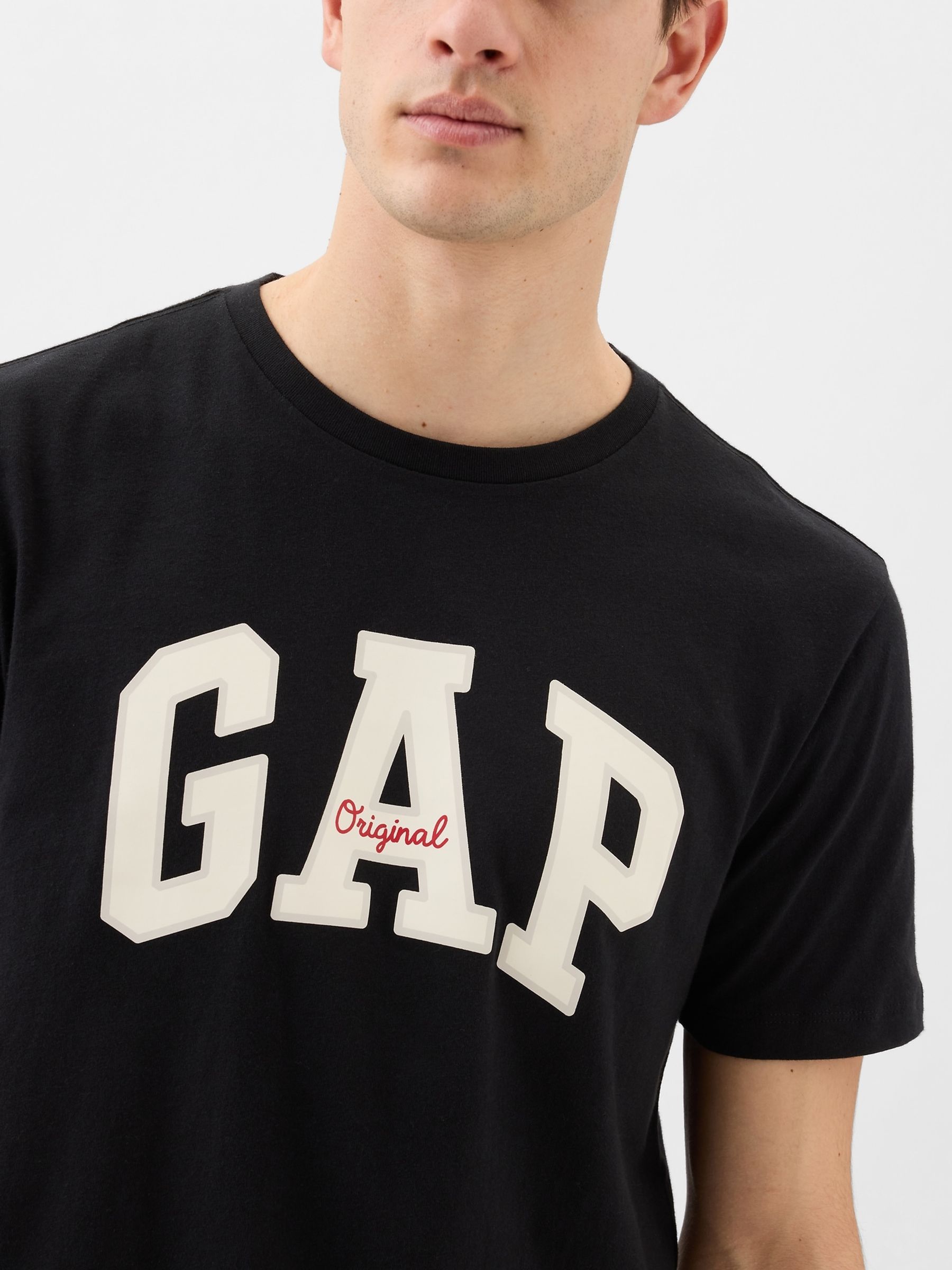 Black Logo Short Sleeve Crew Neck T Shirt - Image 7 of 8