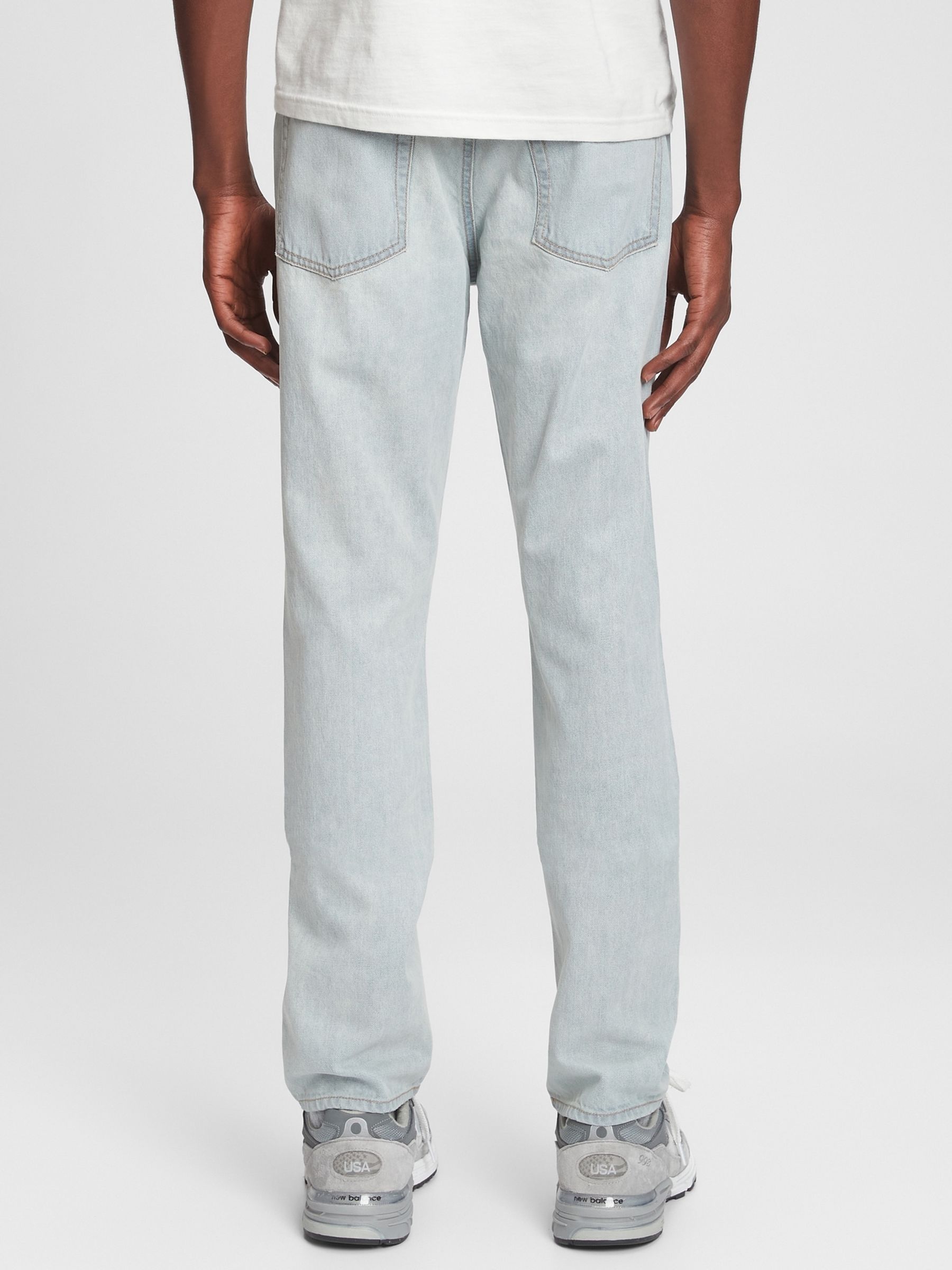 Light Wash Blue Slim Jeans - Image 2 of 3
