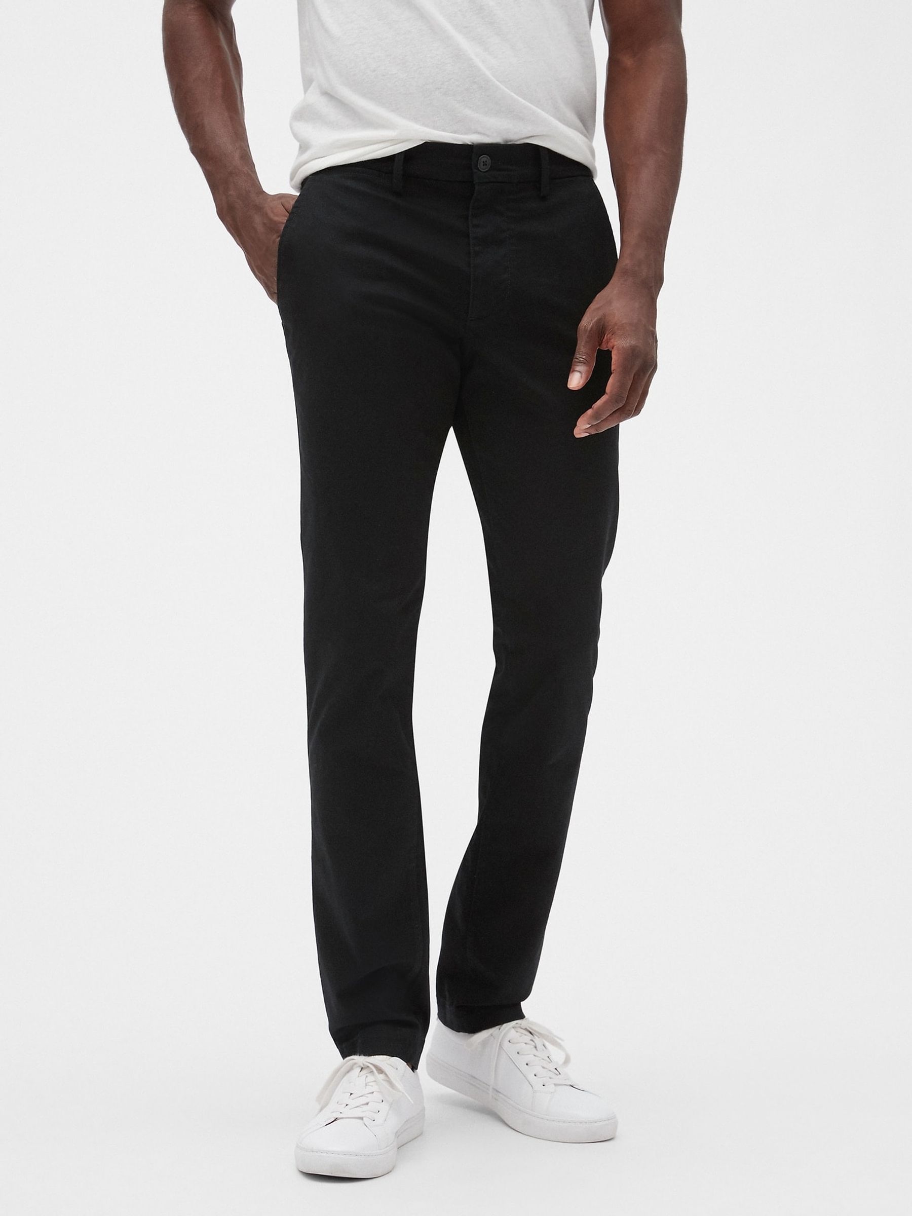 Black Essential Skinny Fit Chinos - Image 1 of 1
