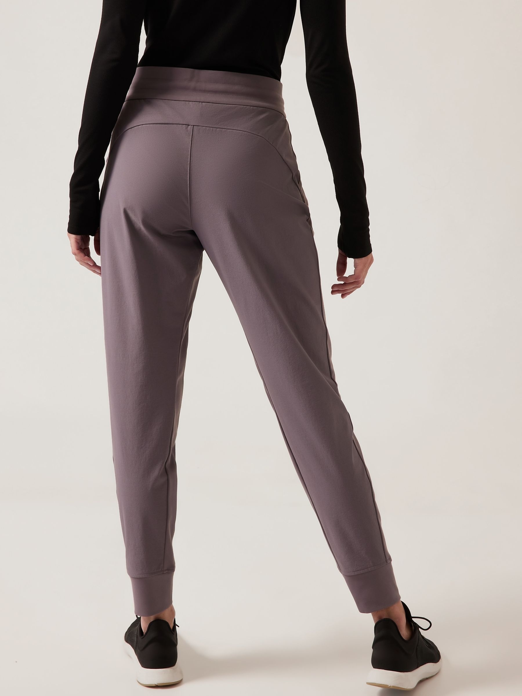 Athleta Purple Headlands Hybrid Trek Joggers - Image 2 of 3