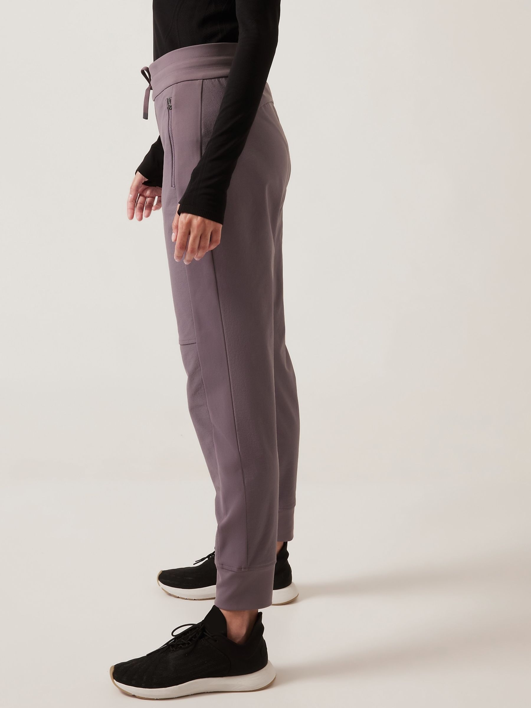 Athleta Purple Headlands Hybrid Trek Joggers - Image 3 of 3