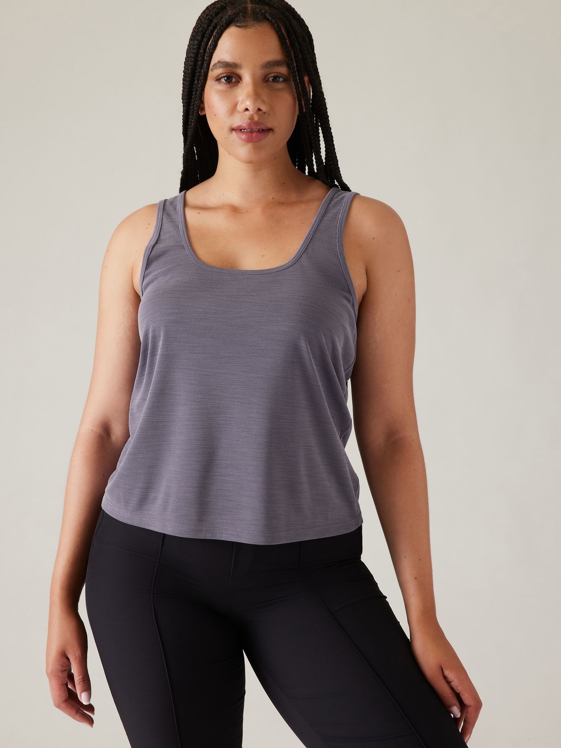 Athleta Purple Sandwash Modal Tank - Image 1 of 6