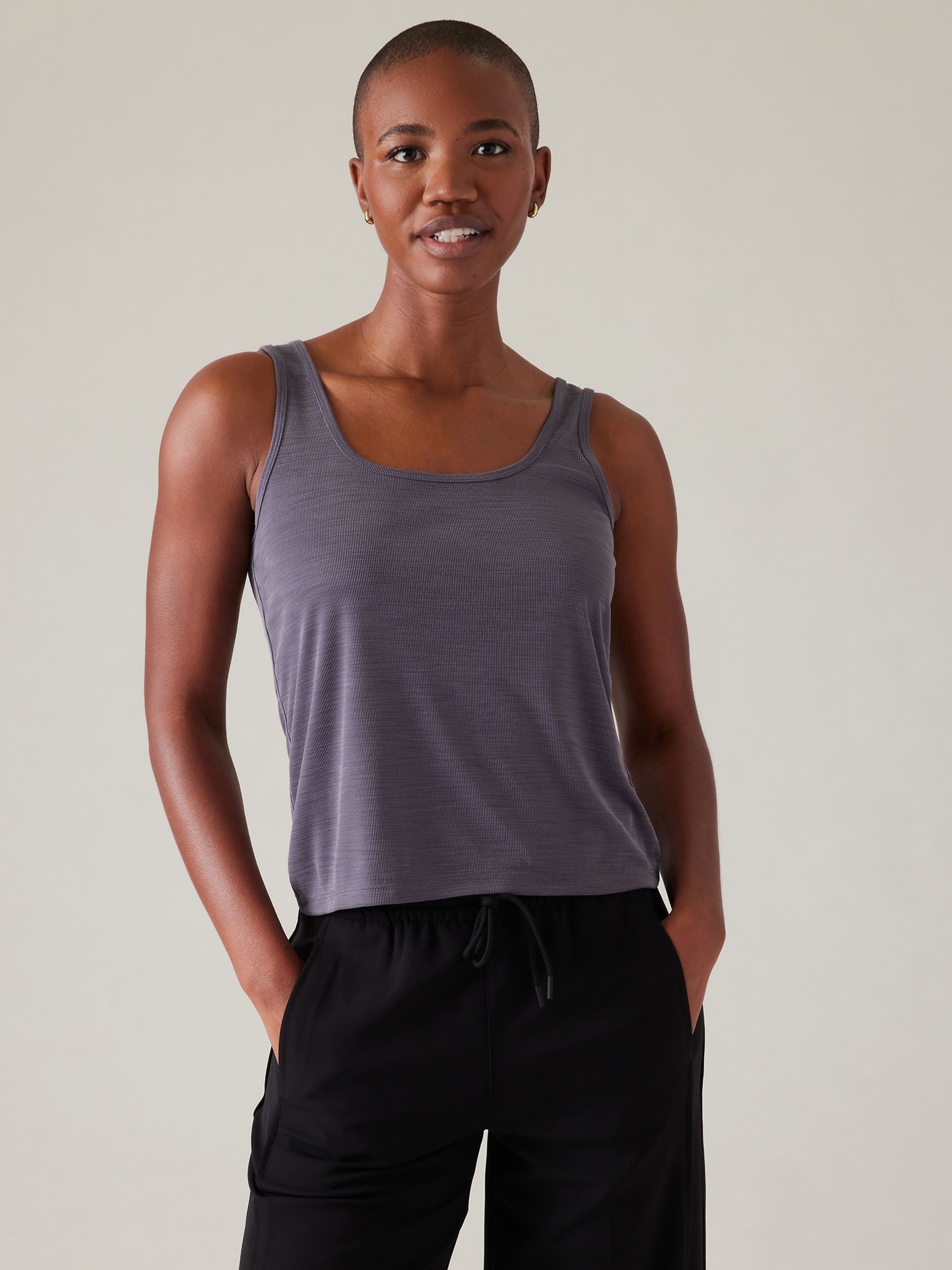 Athleta Purple Sandwash Modal Tank - Image 3 of 6