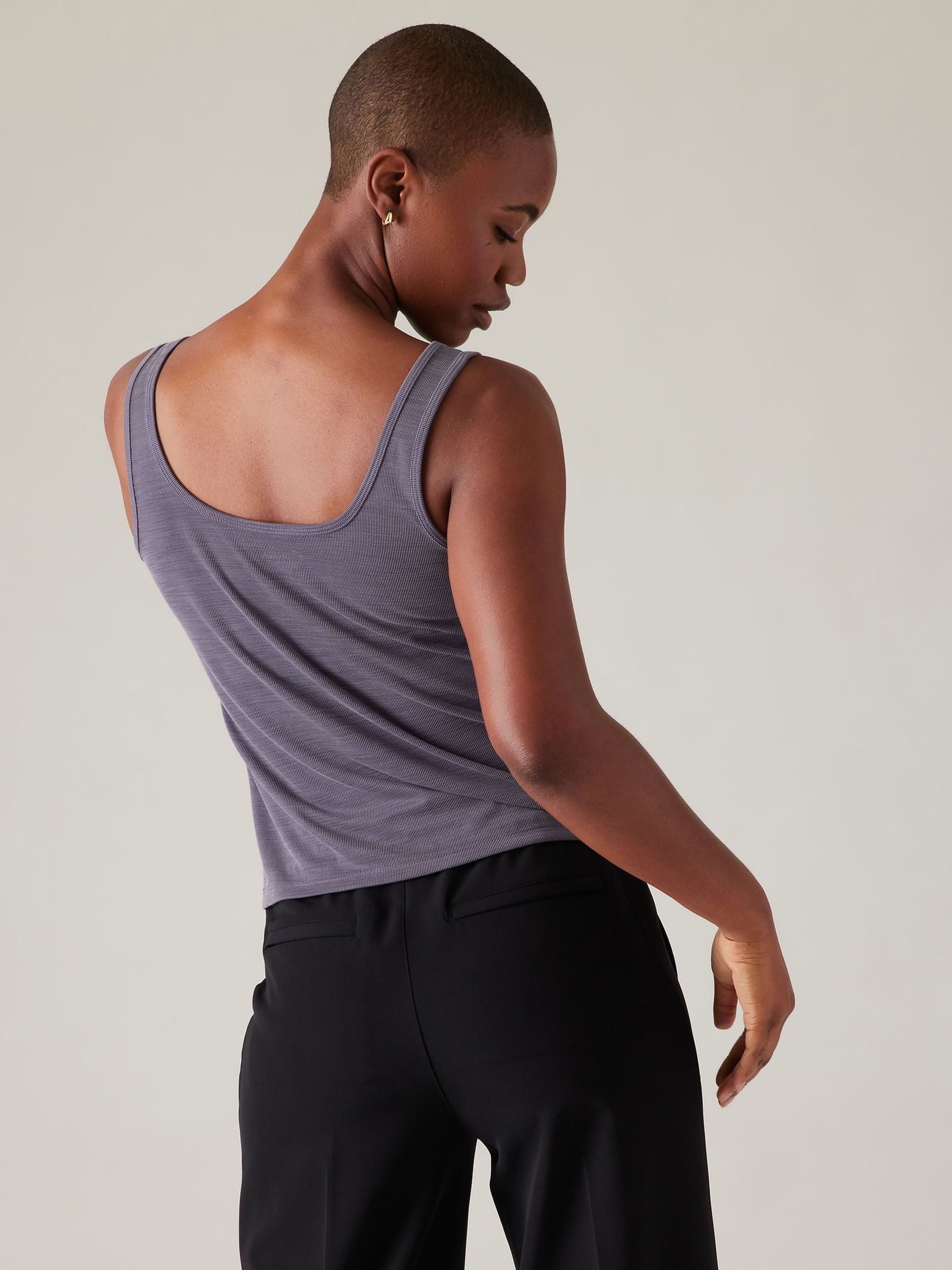 Athleta Purple Sandwash Modal Tank - Image 4 of 6