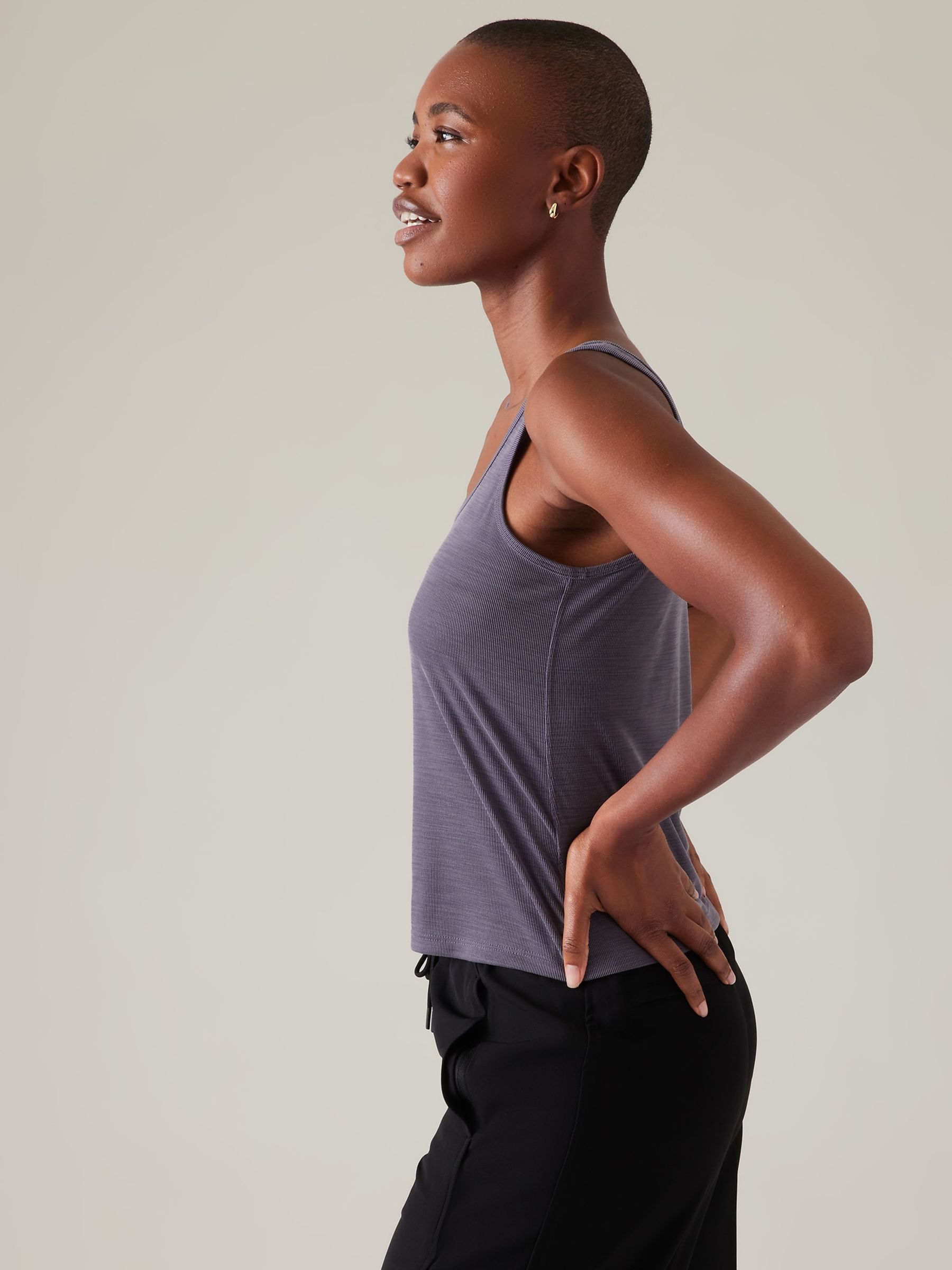 Athleta Purple Sandwash Modal Tank - Image 5 of 6