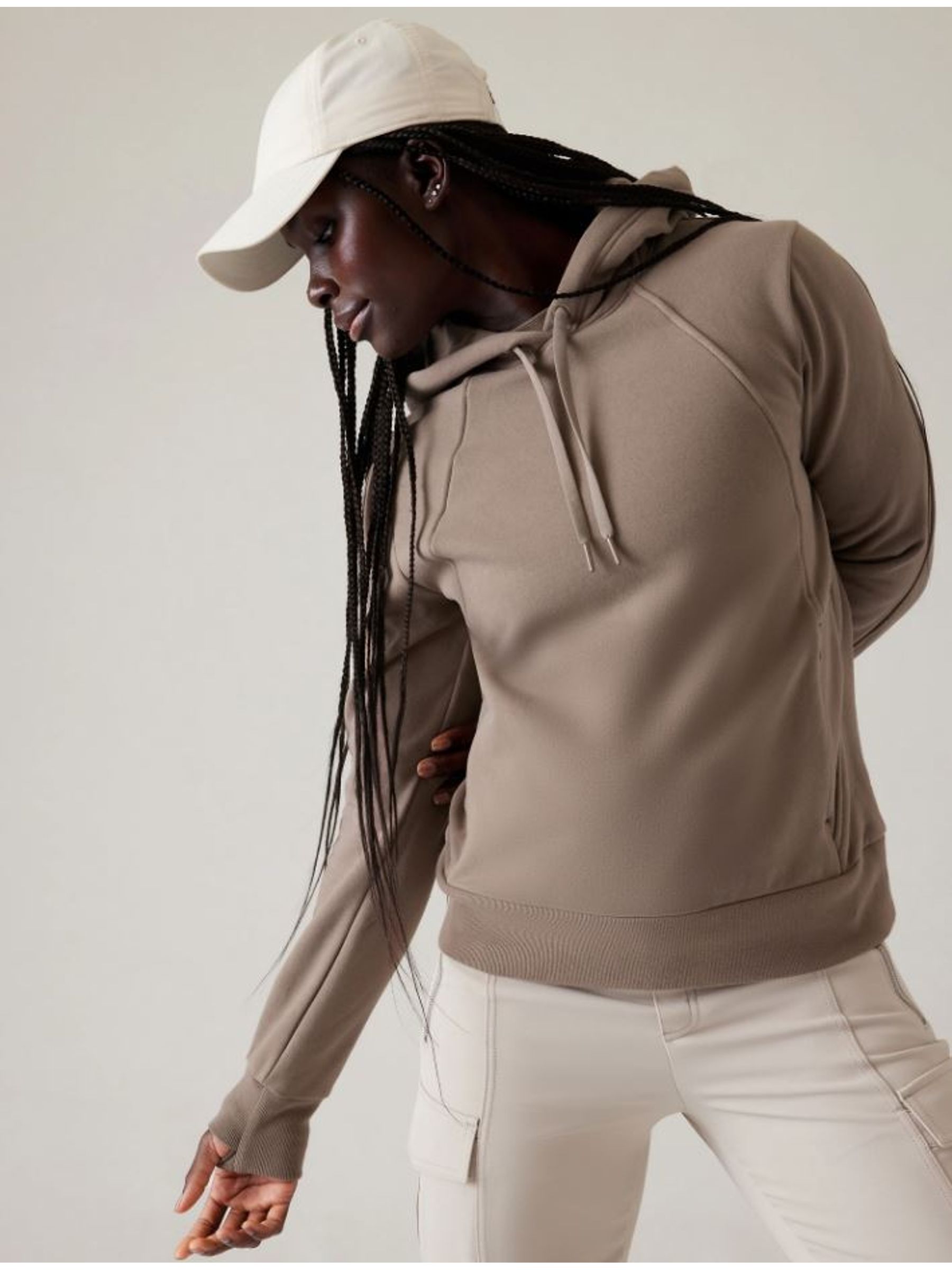 Athleta Grey Retroplush Revive Hoodie - Image 1 of 6
