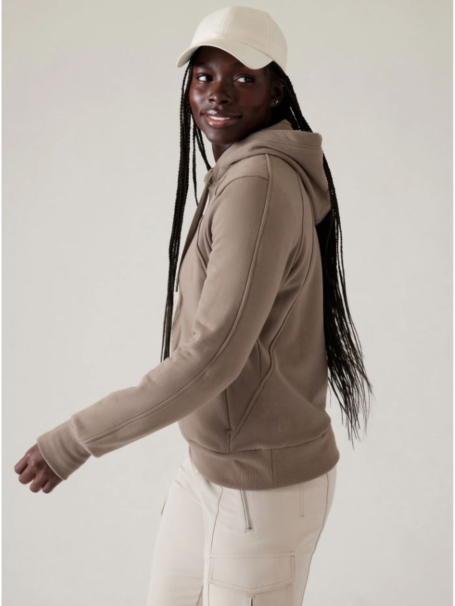 Athleta Grey Retroplush Revive Hoodie - Image 3 of 6