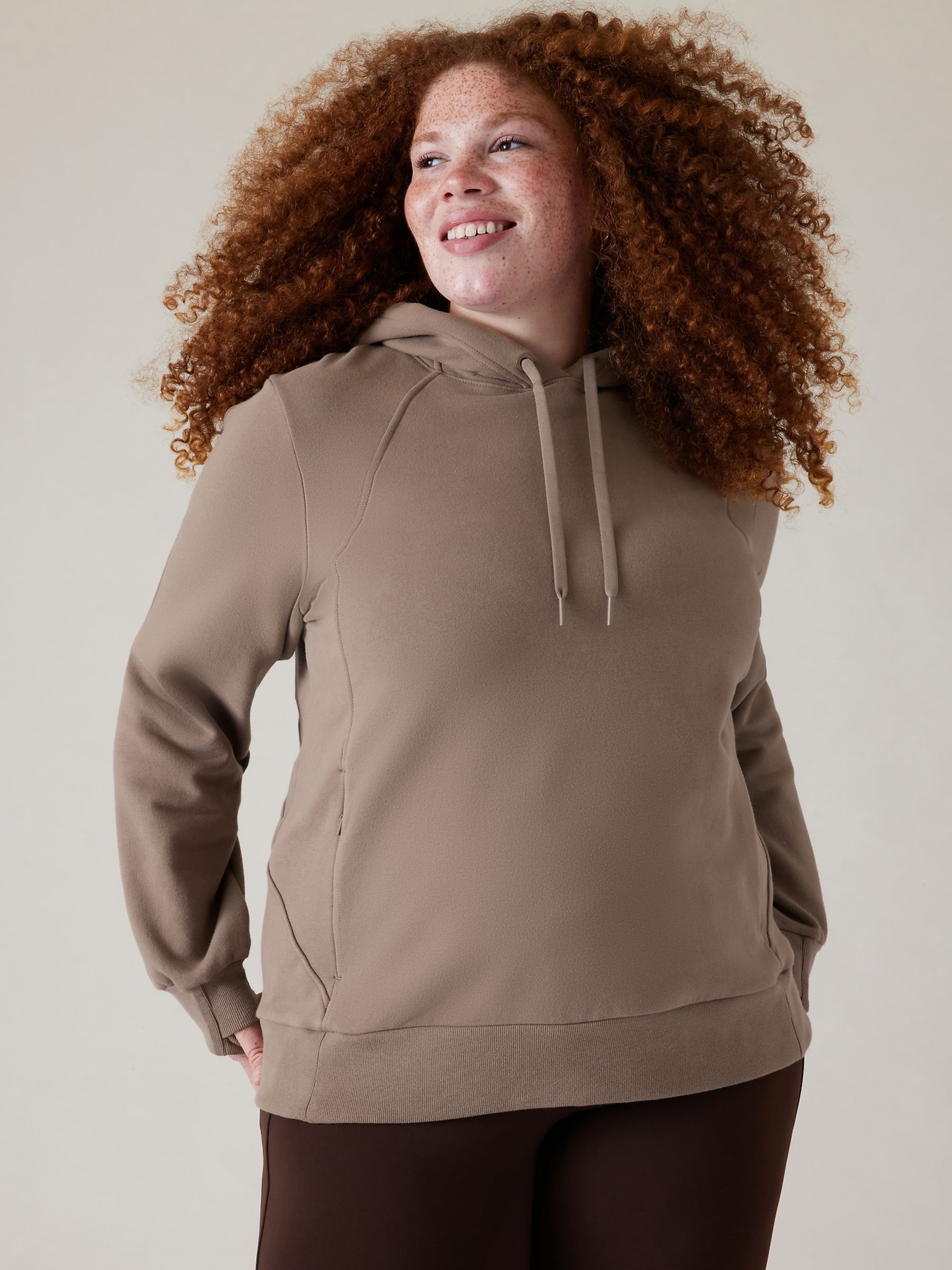 Athleta Grey Retroplush Revive Hoodie - Image 5 of 6