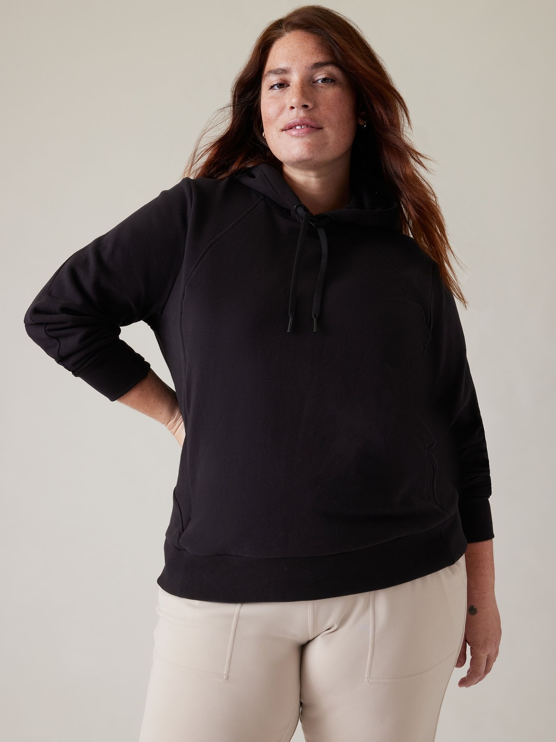 Athleta Black Retroplush Revive Hoodie - Image 5 of 6