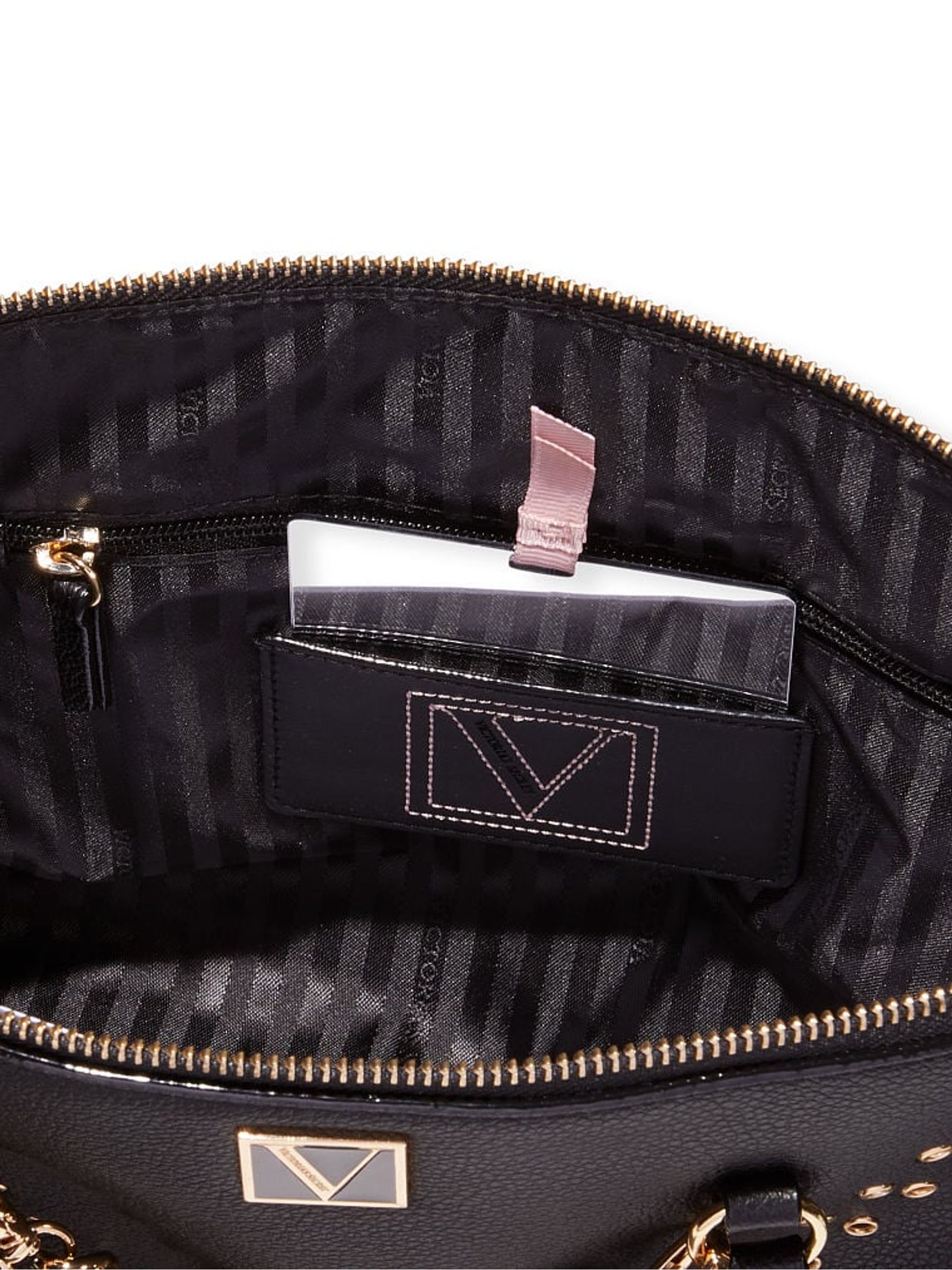 Black Grommet The Victoria Slouchy Satchel Bag - Image 4 of 5