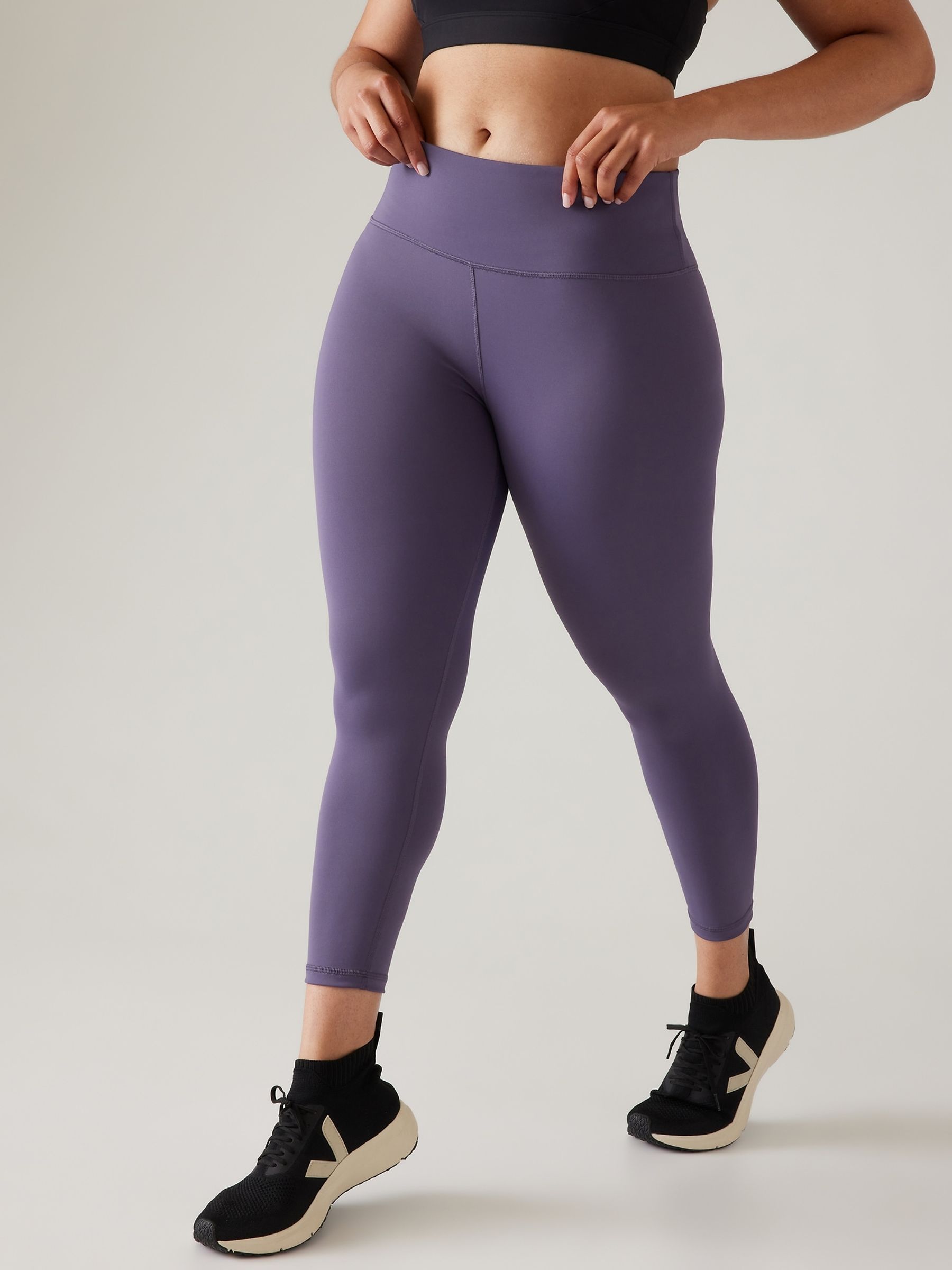Athleta Purple Elation Train 7/8 Leggings - Image 3 of 4
