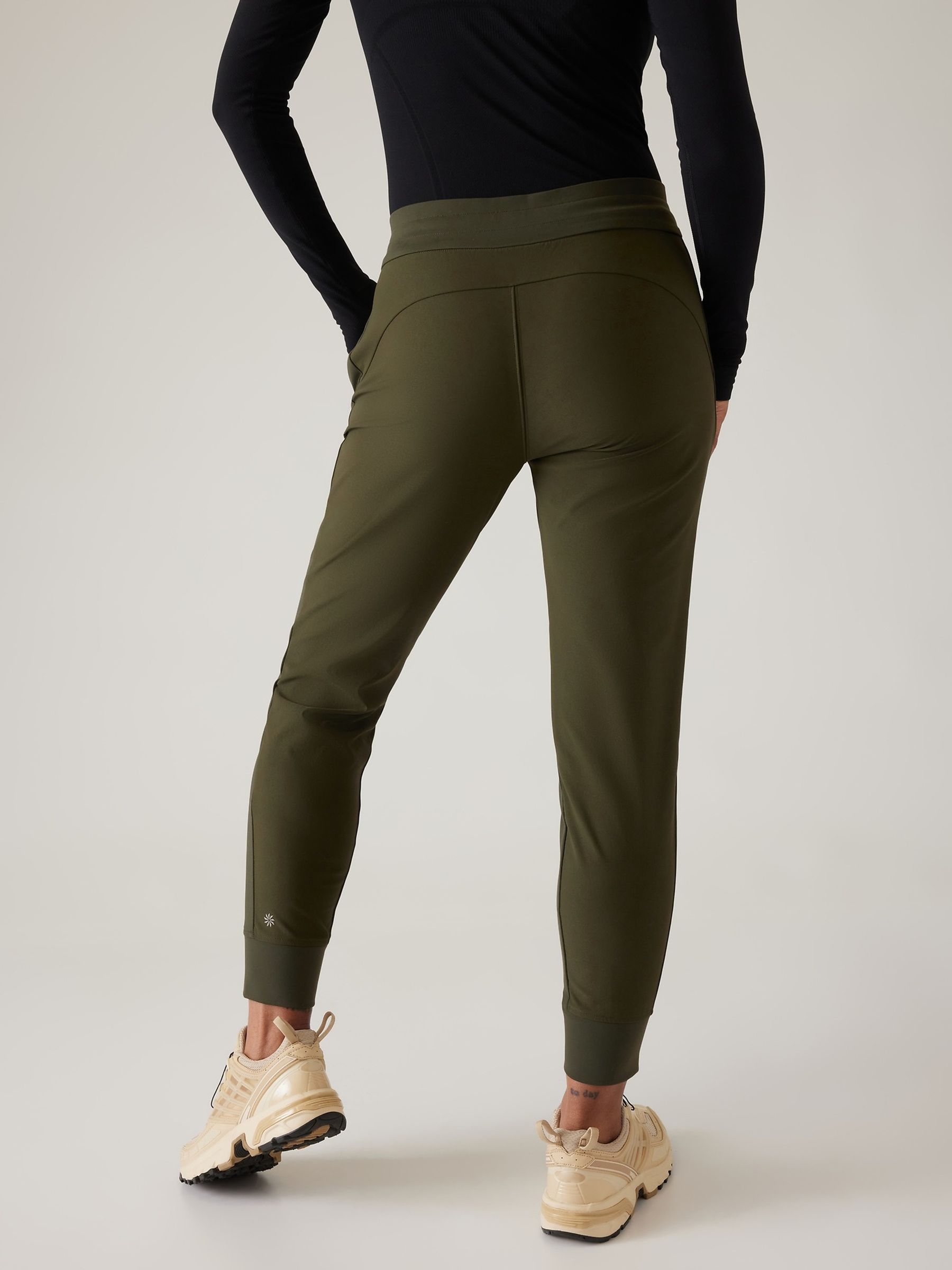 Athleta Green Headlands Hybrid Trek Joggers - Image 2 of 5