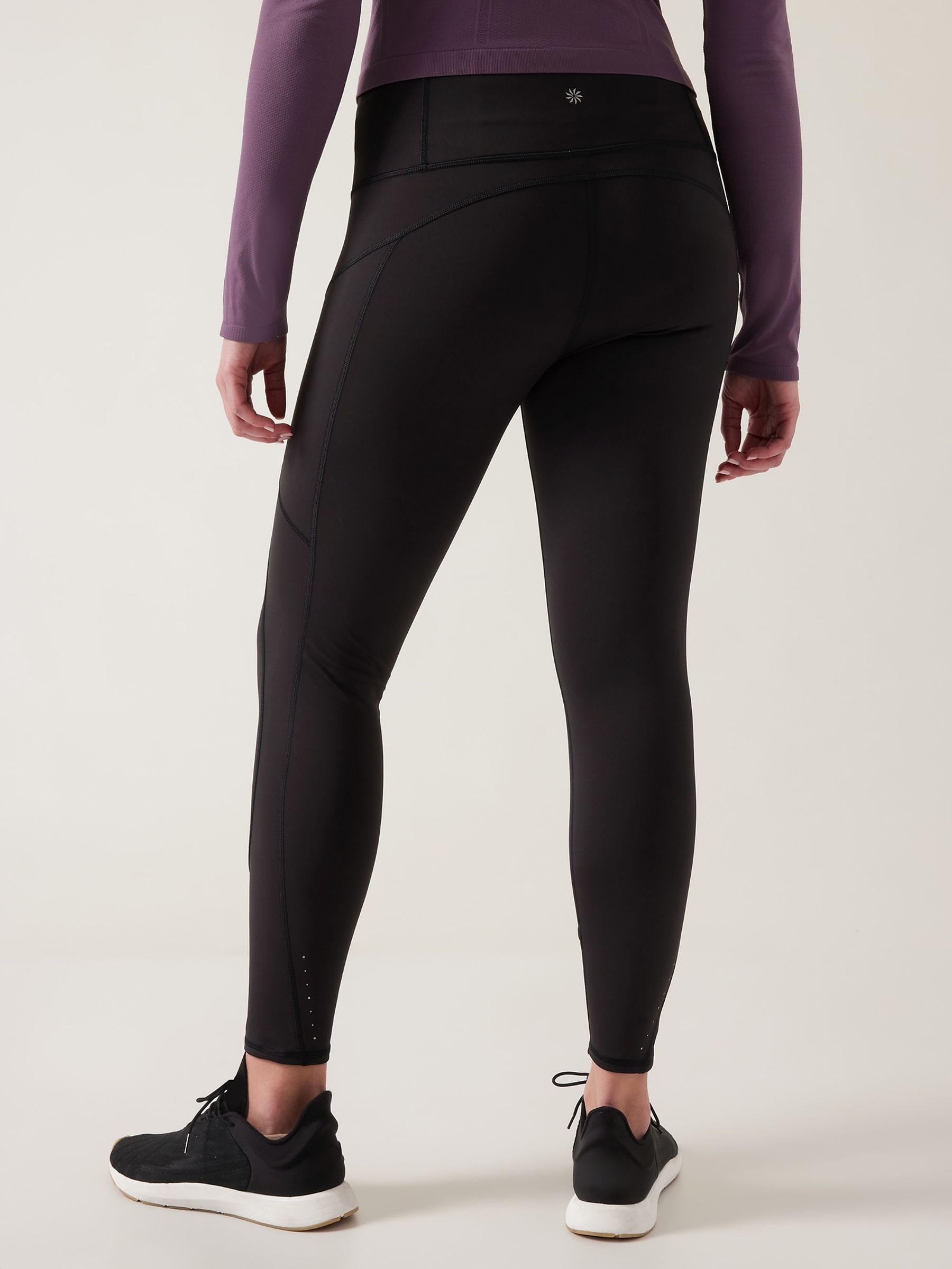 Athleta Black Rainier High Waisted Pocket Leggings - Image 5 of 5
