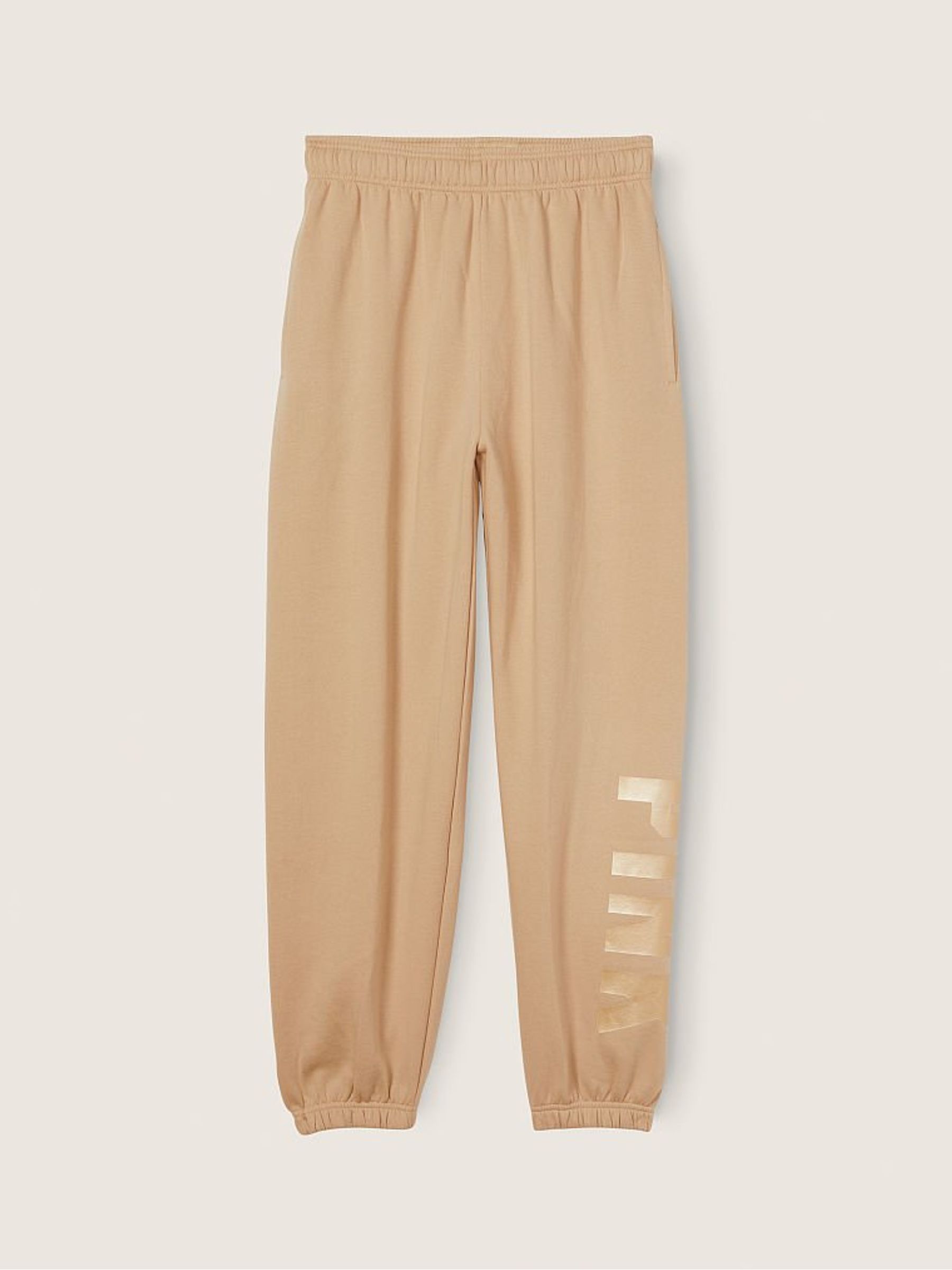 Light Sand Brown Fleece Jogger - Image 3 of 4