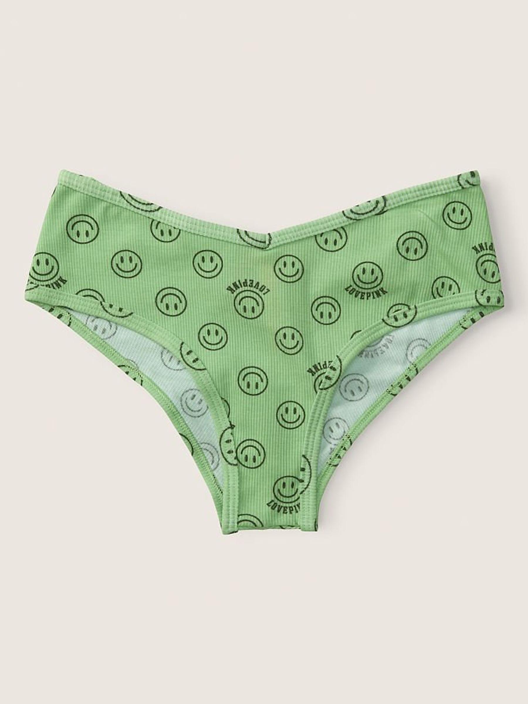 Soft Jade Green Cotton Cheeky Knickers - Image 1 of 1 Soft Jade Green Cotton Cheeky Knickers - Image 1 of 1