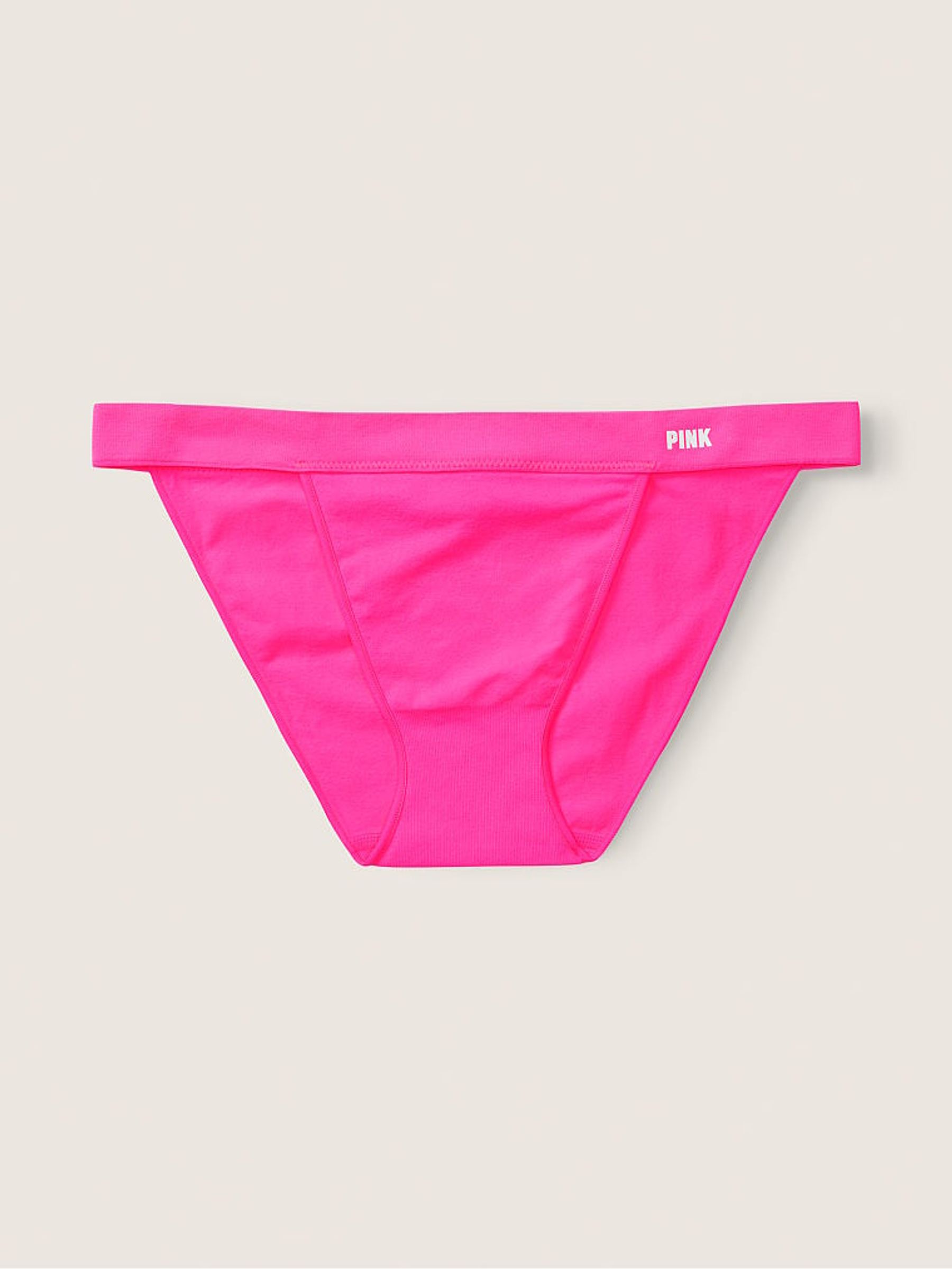 Atomic Pink with Graphic Seamless Bikini Underwear - Image 1 of 2
