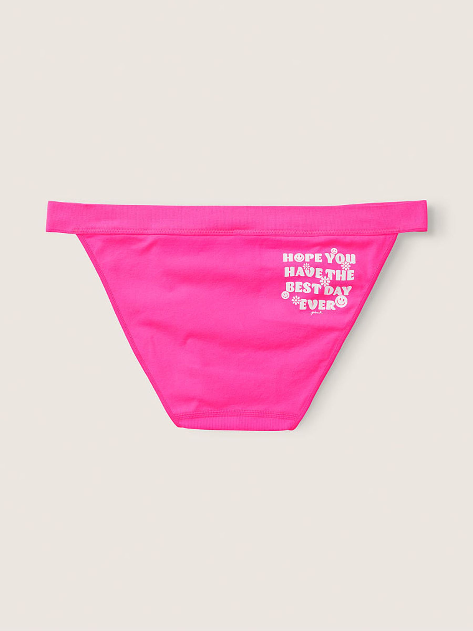 Atomic Pink with Graphic Seamless Bikini Underwear - Image 2 of 2
