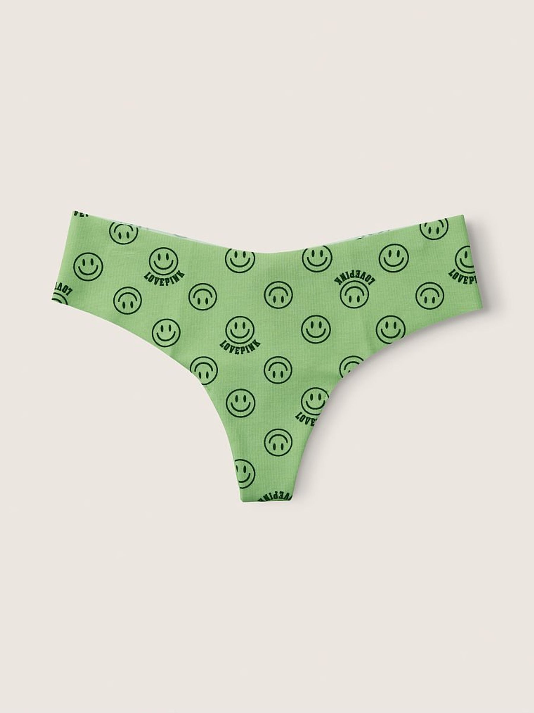 Soft Jade Green No Show Thong Knickers - Image 1 of 1