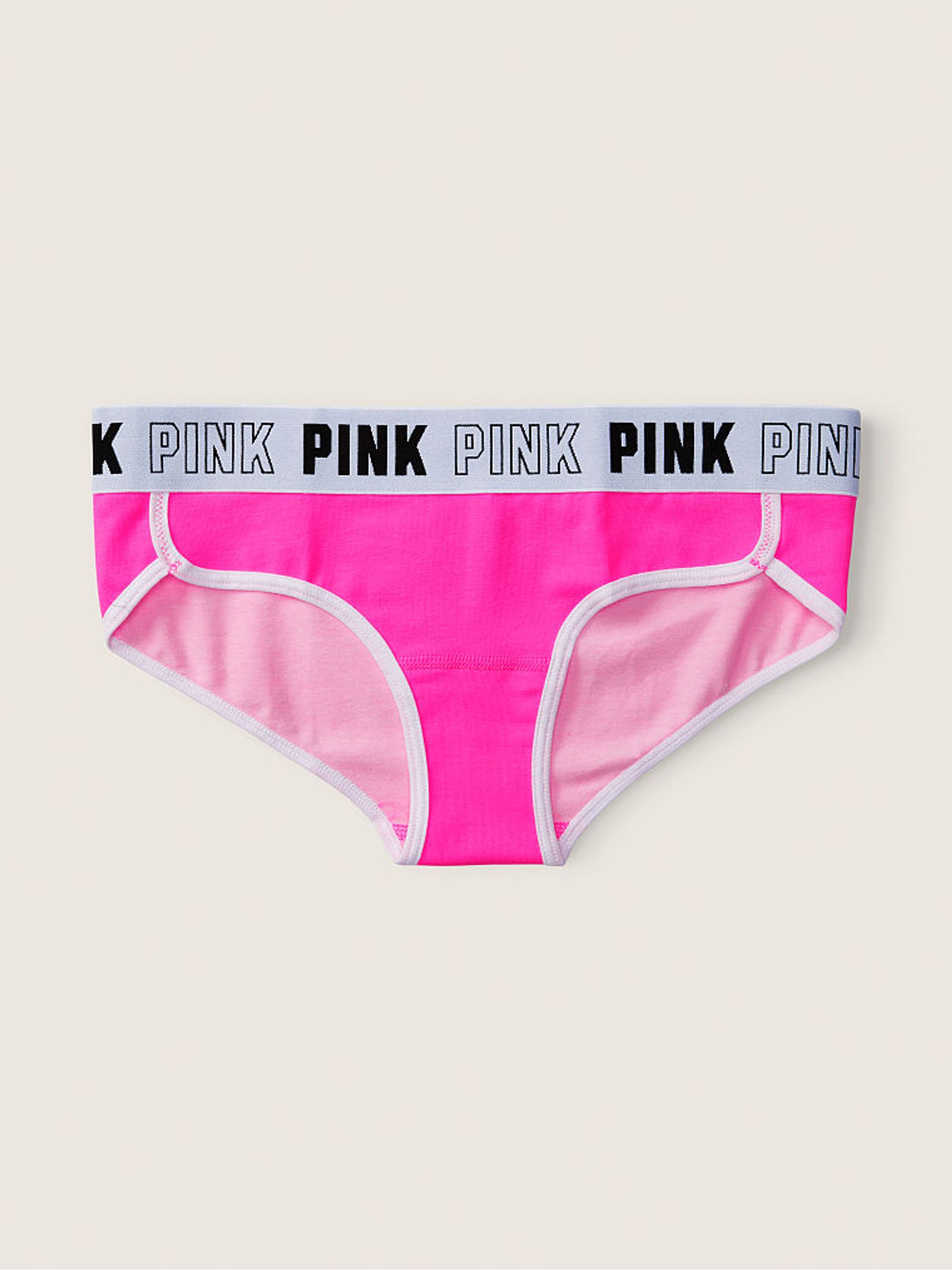 Rave Pink Cotton Logo Hipster Knickers - Image 1 of 1