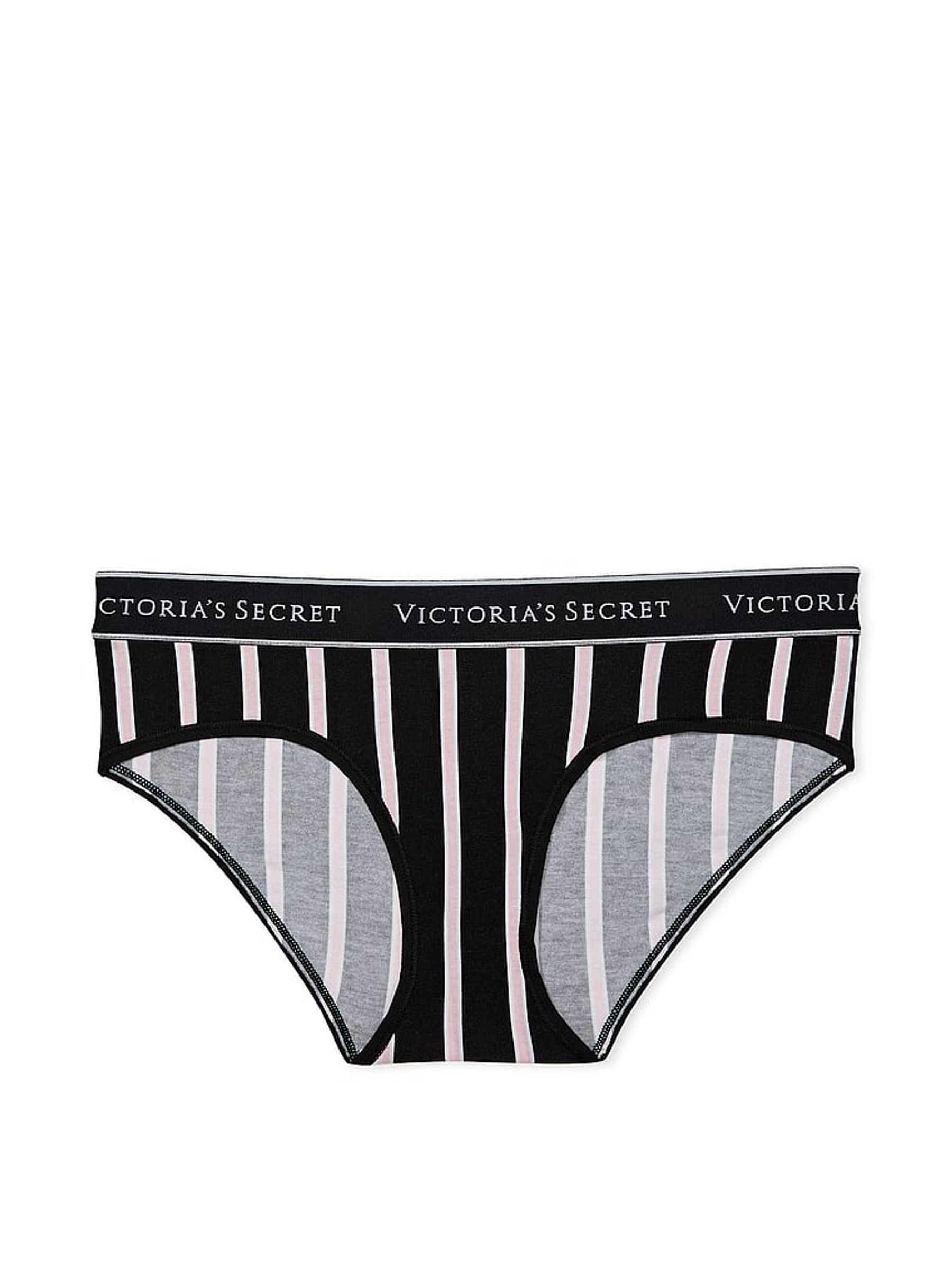 Black Small Classic Stripe Logo Hipster Knickers - Image 3 of 3