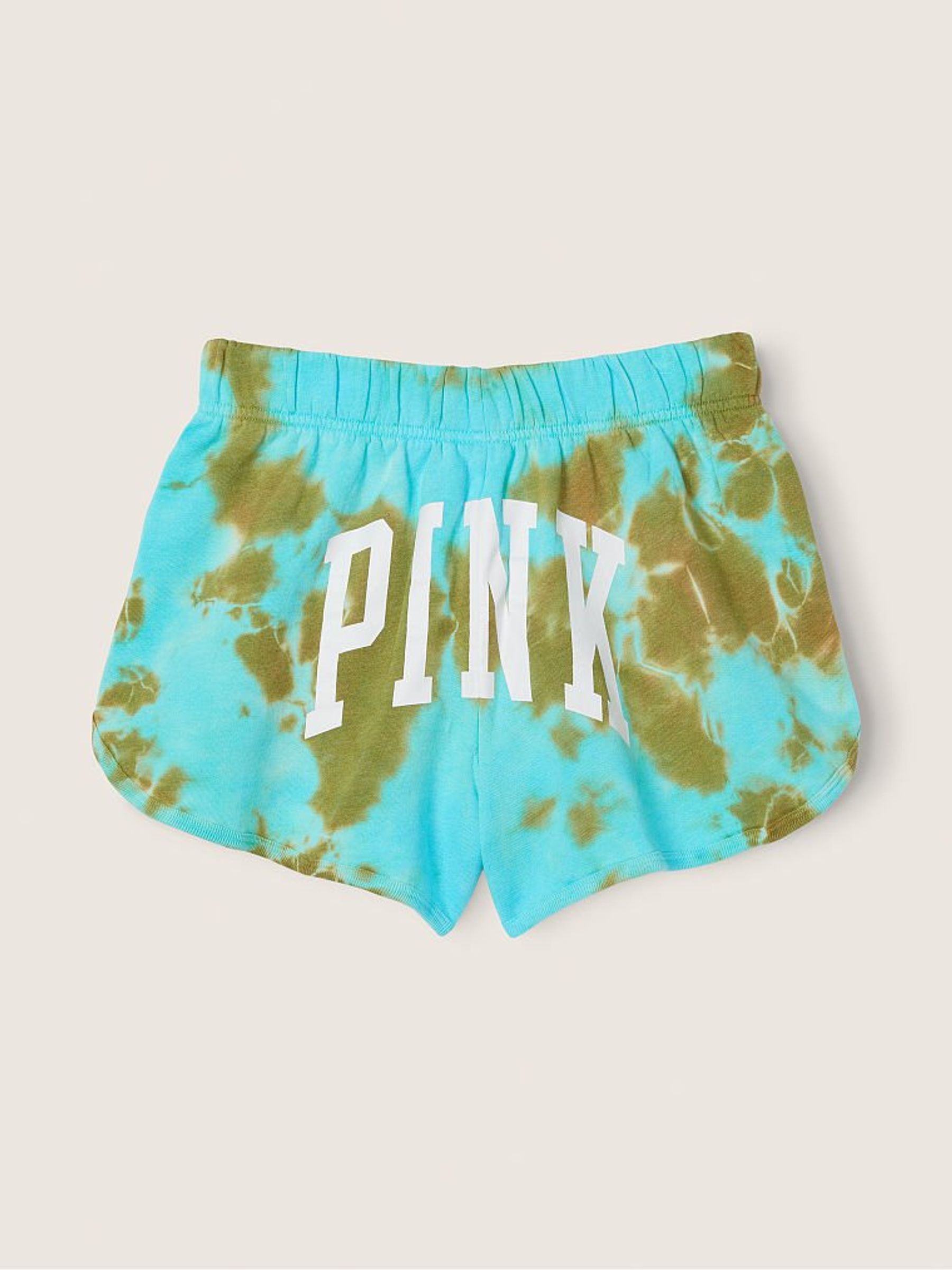 Blue Green Tie Dye Sweat Shorts - Image 5 of 5 Blue Green Tie Dye Sweat Shorts - Image 5 of 5