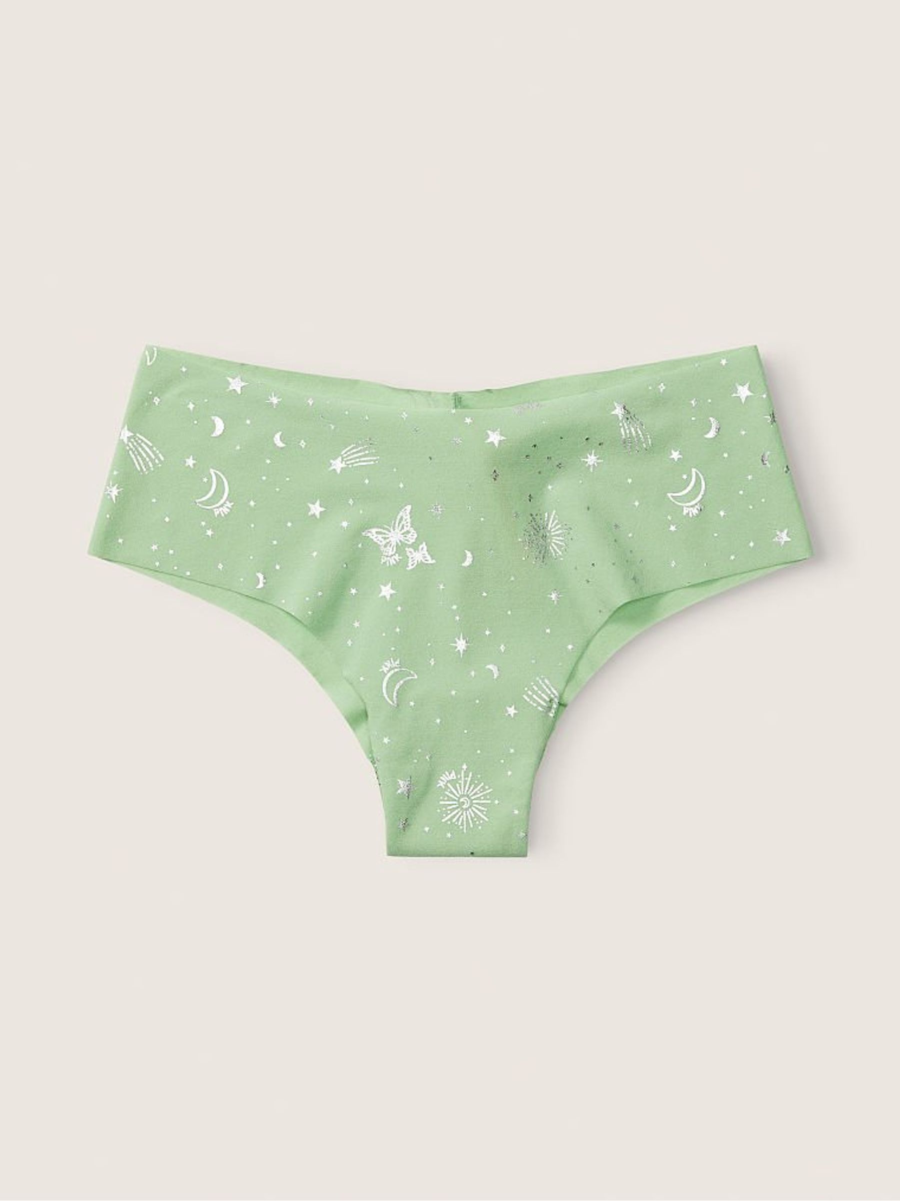 Soft Jade Shine Constellation Green No-Show Cheekster Knickers - Image 1 of 2