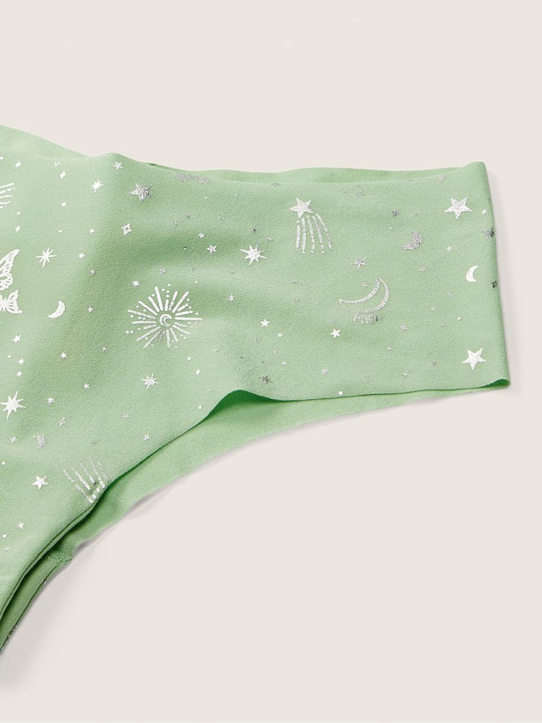 Soft Jade Shine Constellation Green No-Show Cheekster Knickers - Image 2 of 2