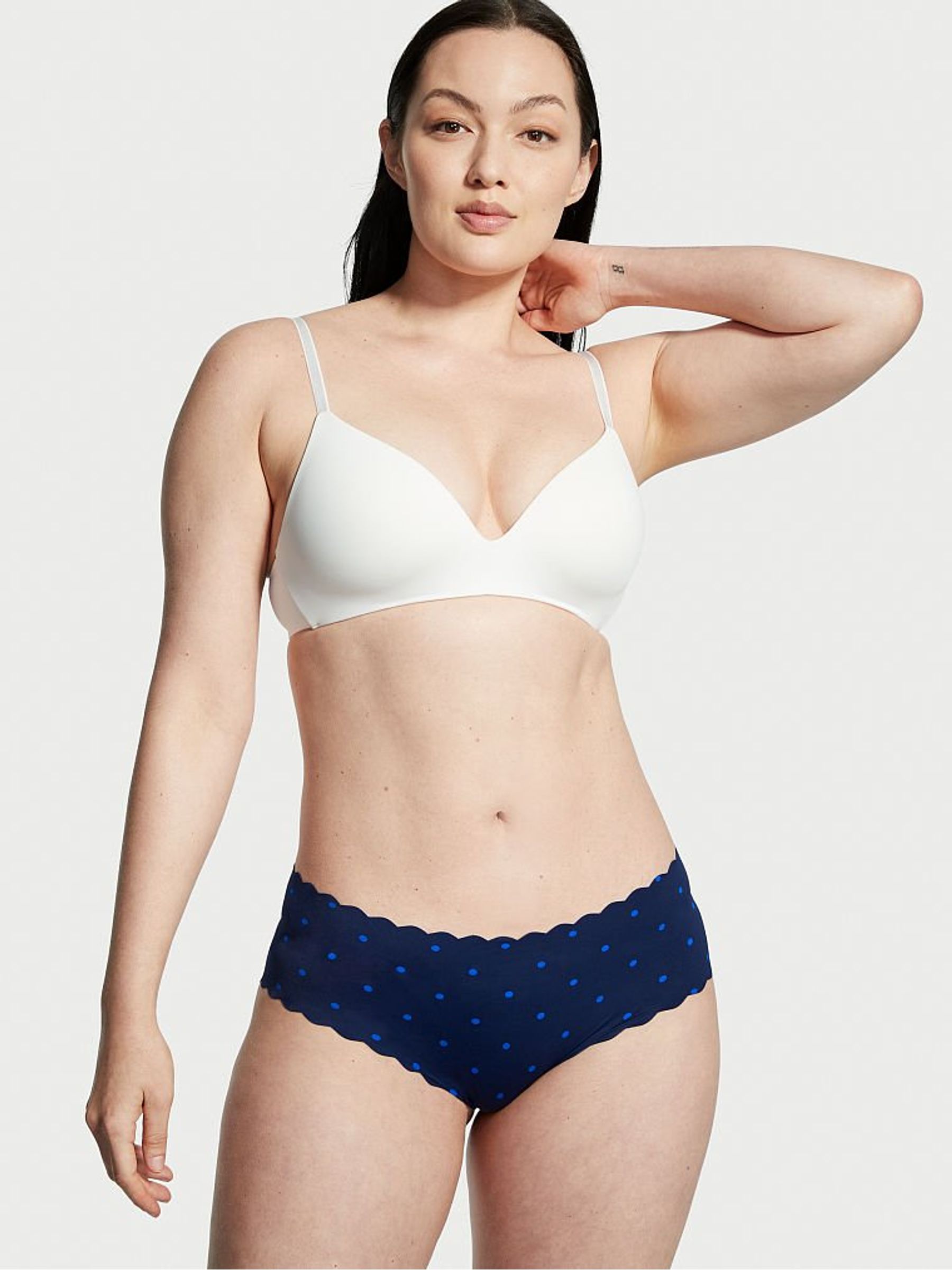 Ensign Dot Blue Smooth No Show Hipster Knickers - Image 1 of 1
