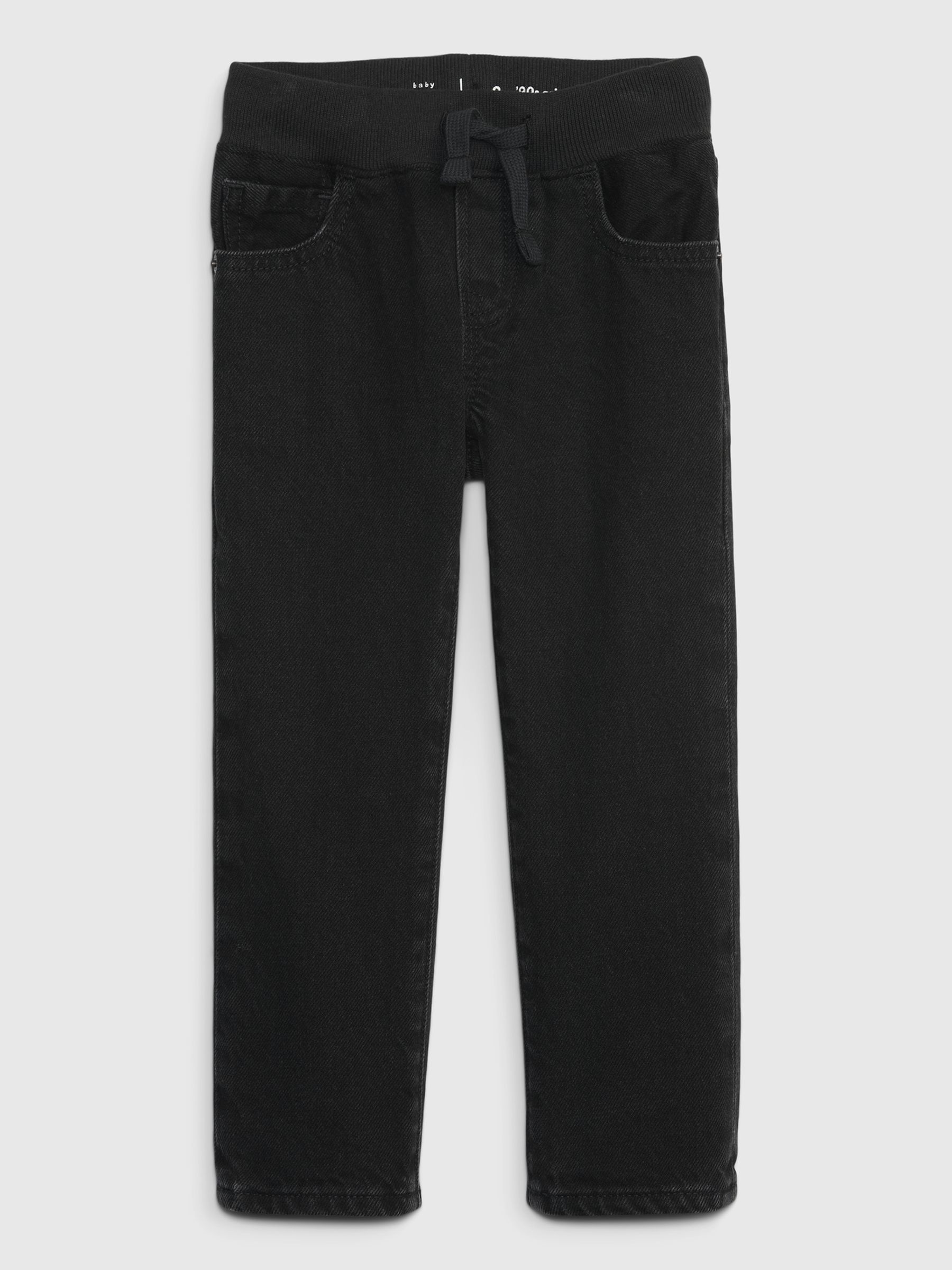 Black 90s Original Straight Washwell Jeans (12mths-5yrs) - Image 1 of 3