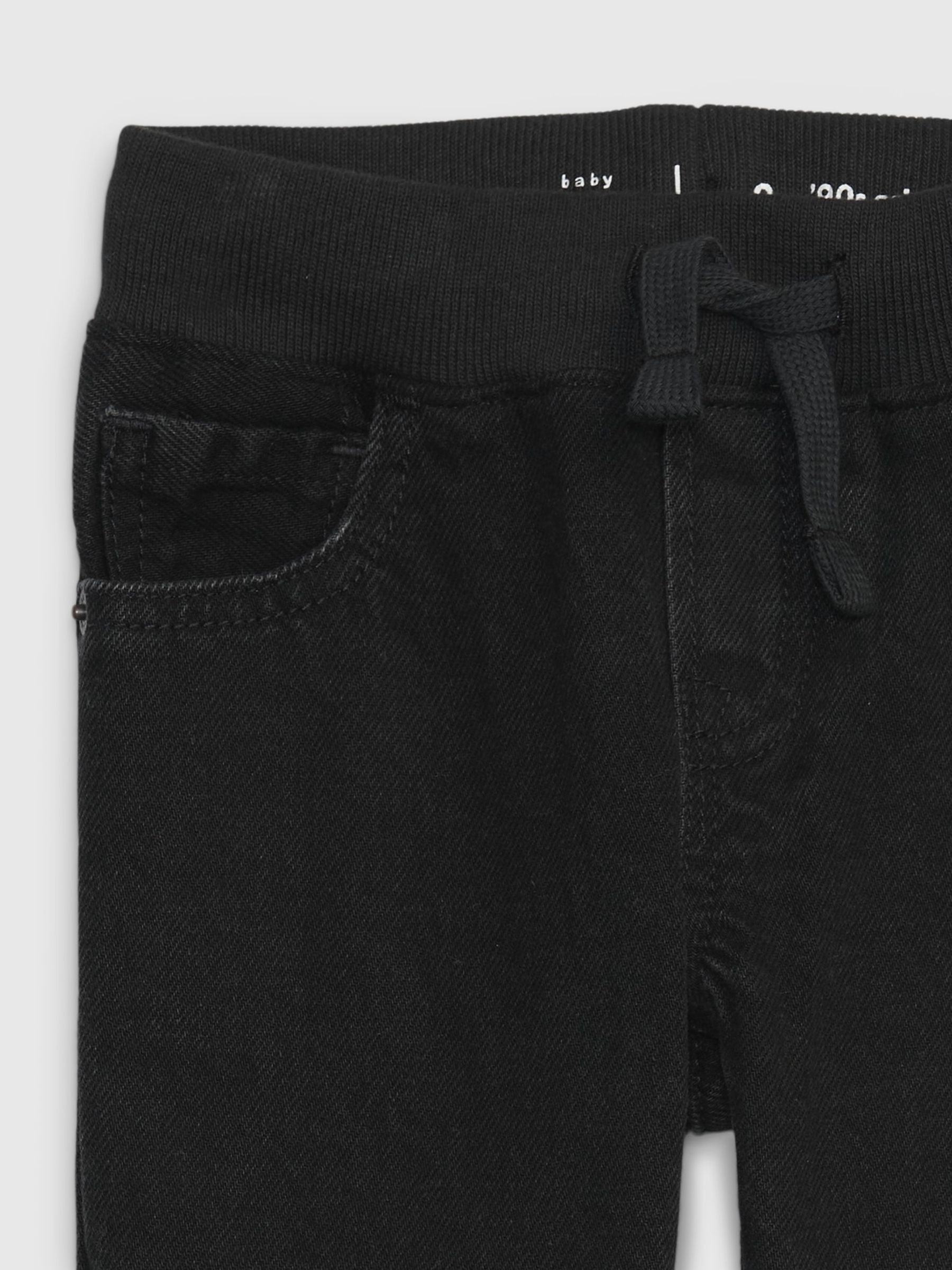 Black 90s Original Straight Washwell Jeans (12mths-5yrs) - Image 3 of 3