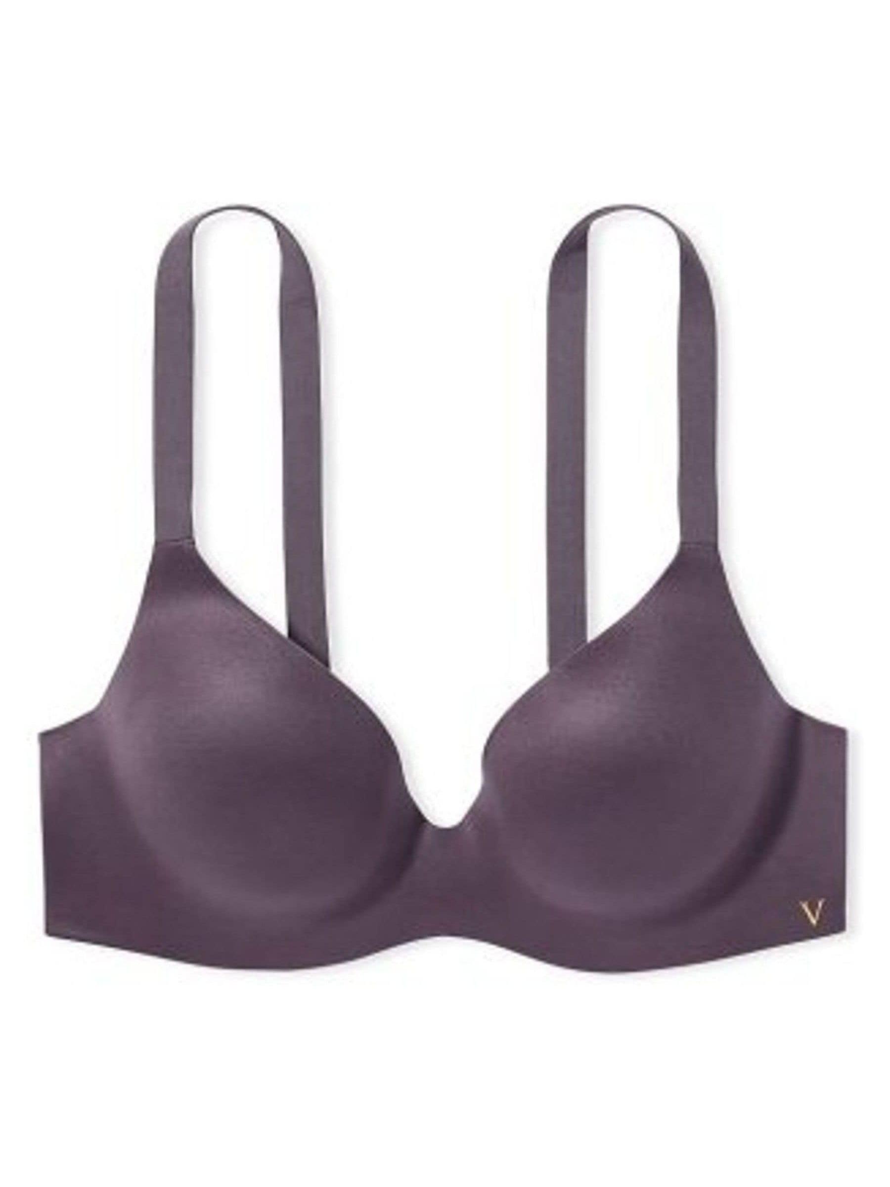 Angel Pink Thistle Flower Smooth Lightly Lined Non Wired Push Up Bra - Image 3 of 3