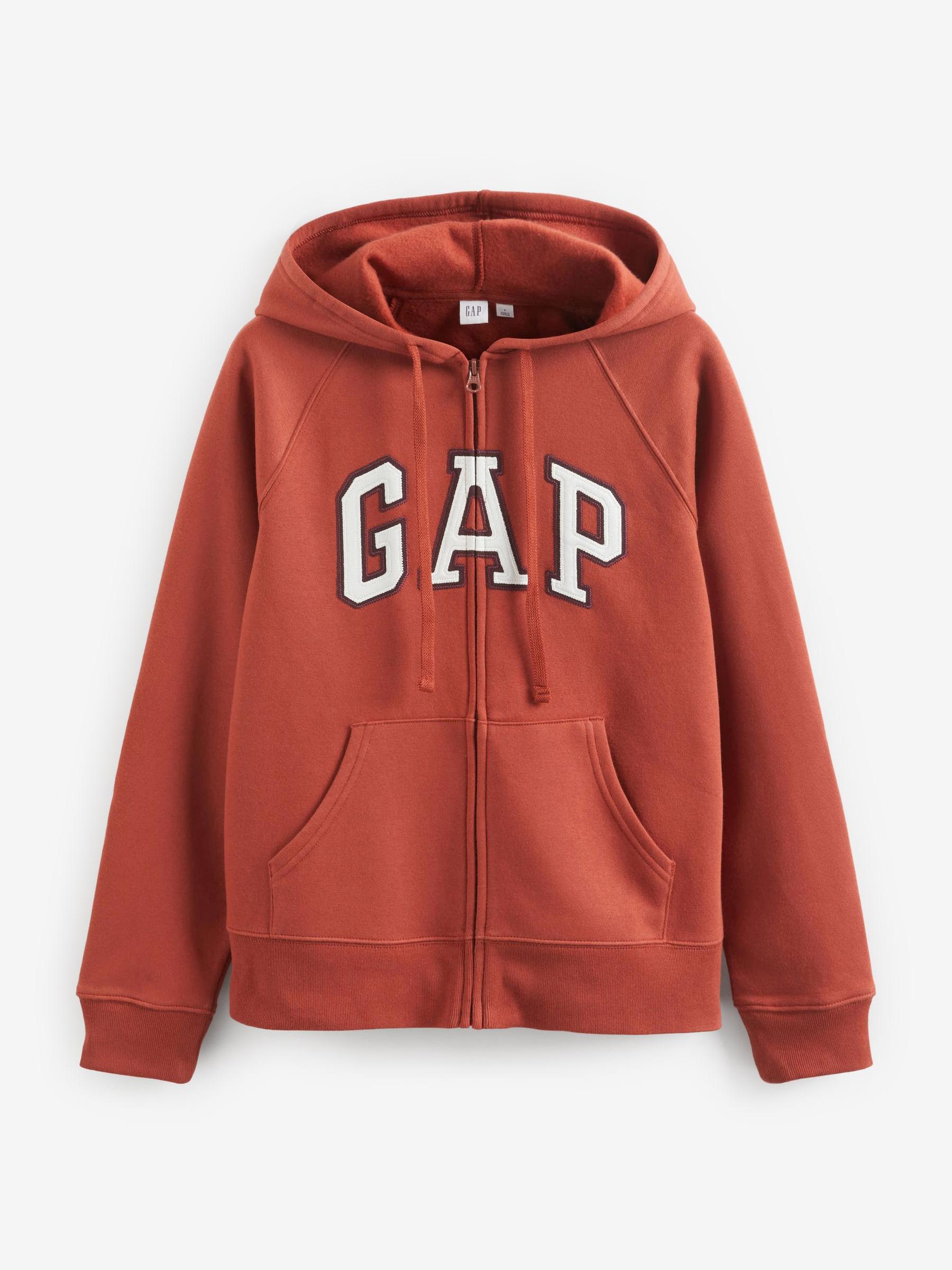 Orange Logo Zip Up Hoodie - Image 1 of 3