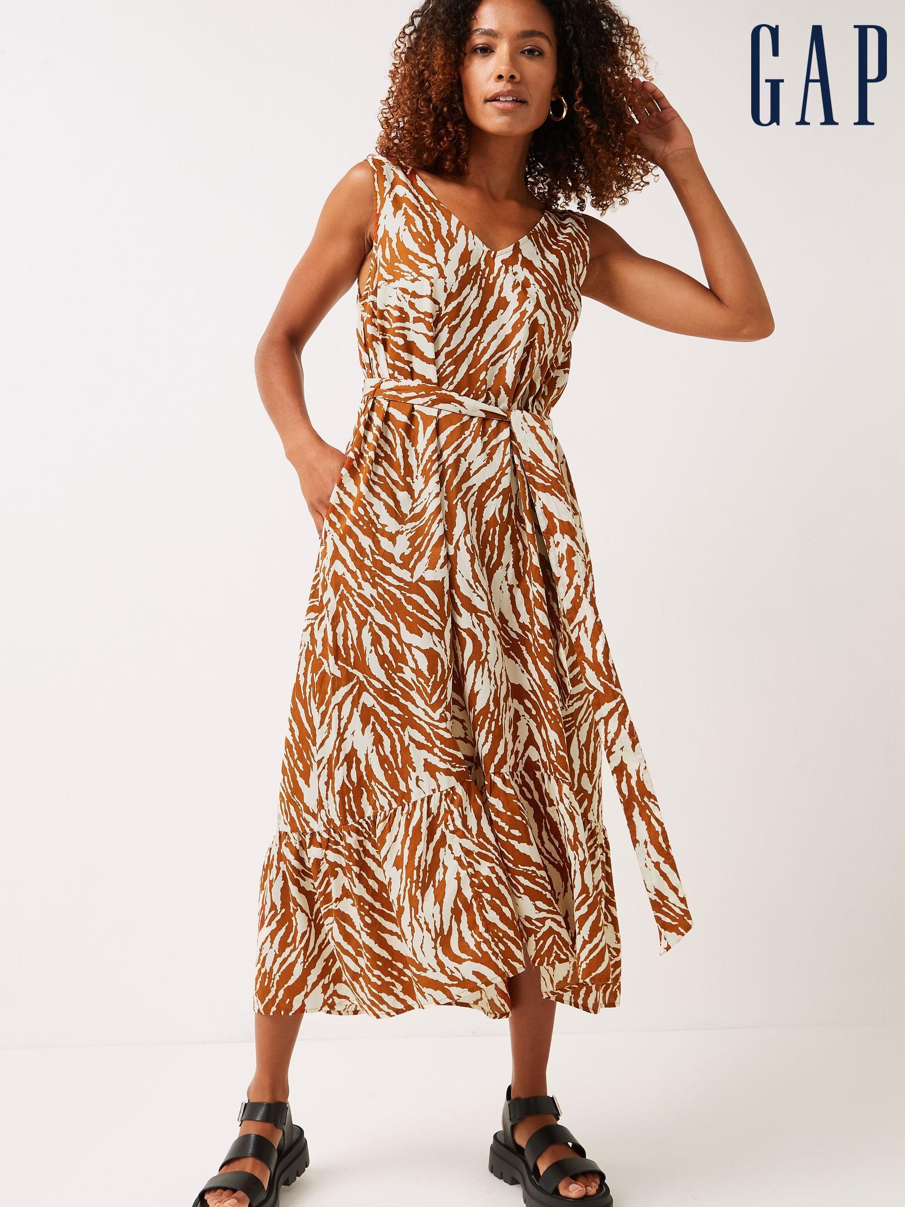V-Neck Maxi Dress - Image 1 of 8