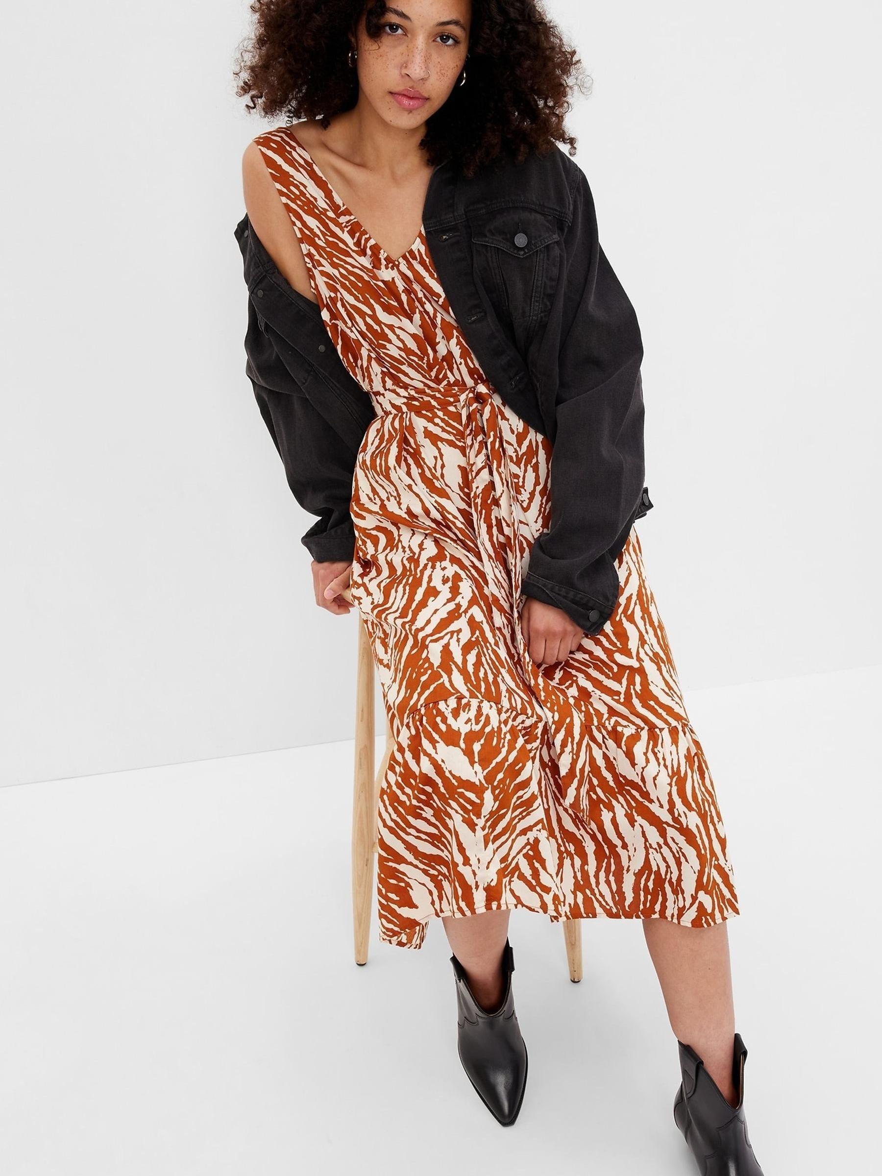 V-Neck Maxi Dress - Image 6 of 8