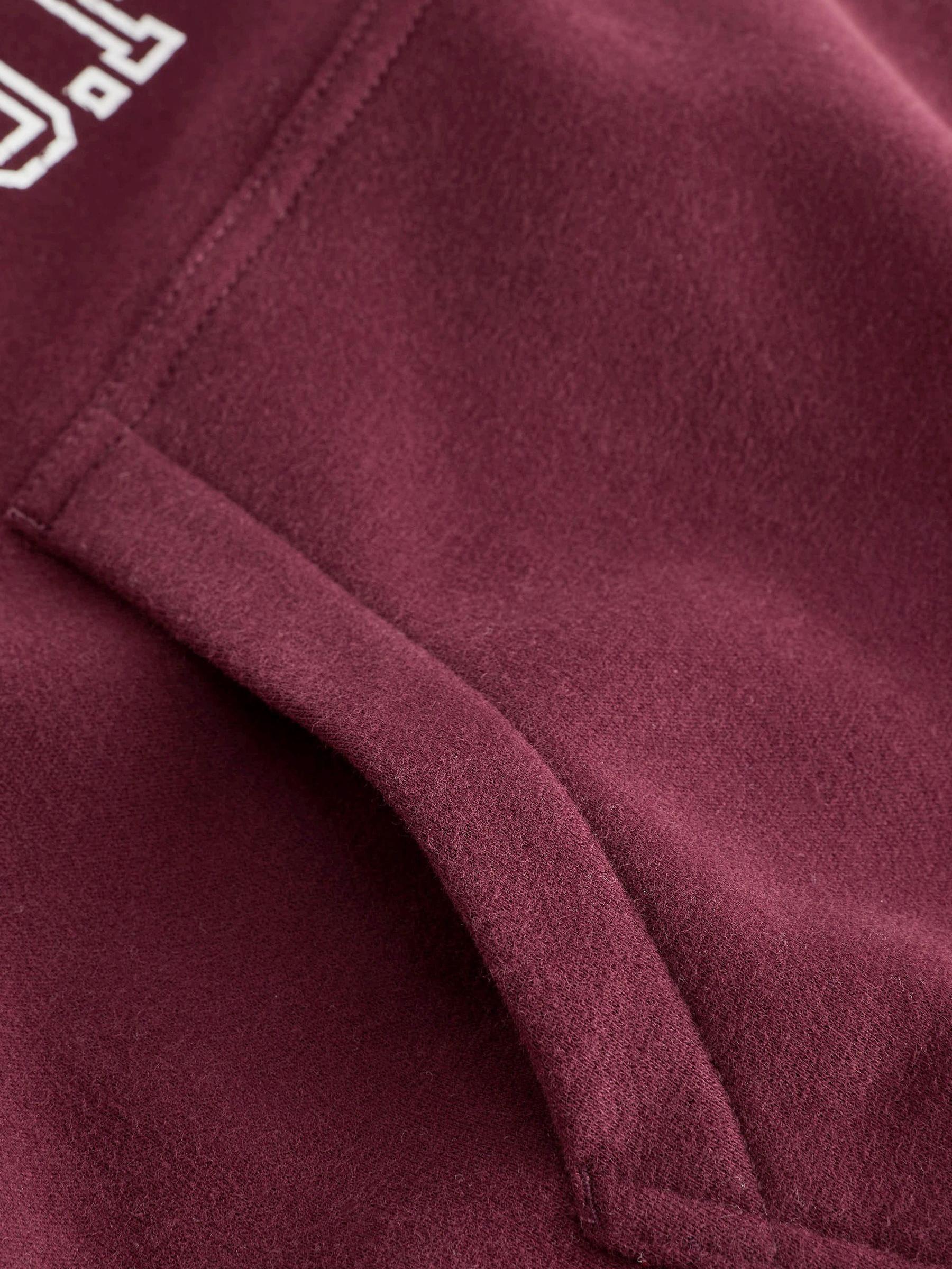 Burgundy Red Logo Vintage Soft Hoodie - Image 3 of 3