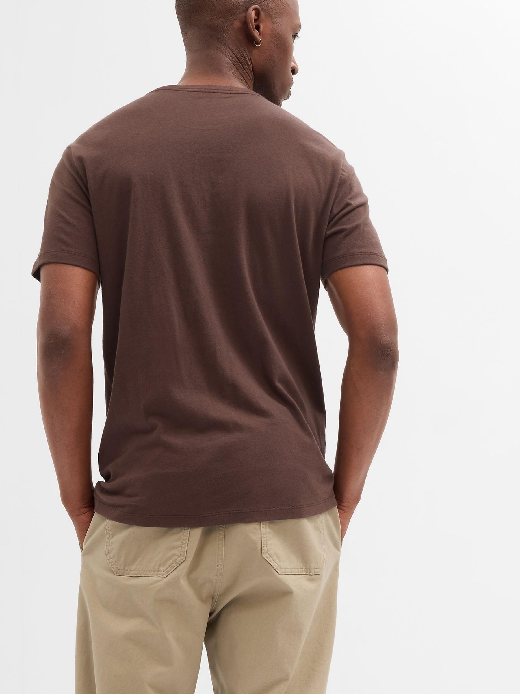 Brown Logo Crew Neck Short Sleeve T-Shirt - Image 2 of 2