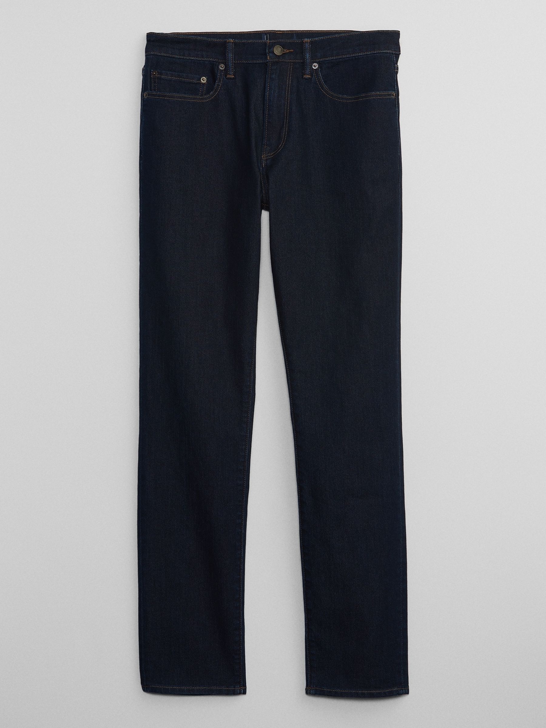 Dark Indigo Blue Slim Fit Comfort Stretch Soft Jeans - Image 3 of 4