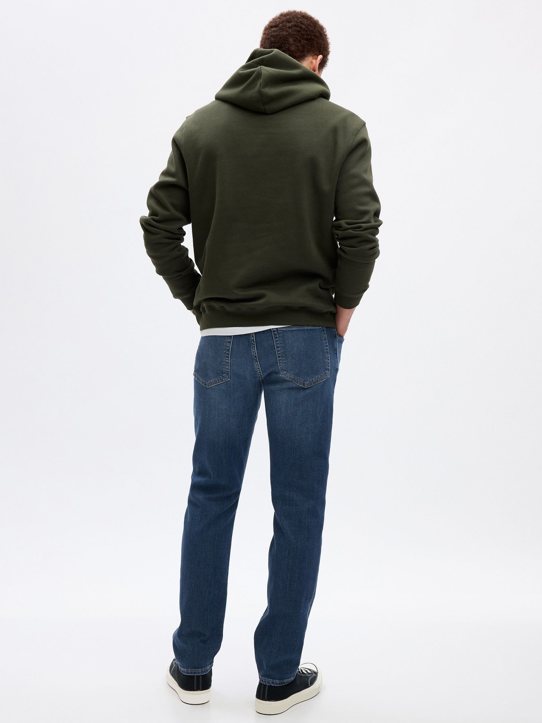 Medium Wash Blue Slim Fit Comfort Stretch Soft Jeans - Image 2 of 7