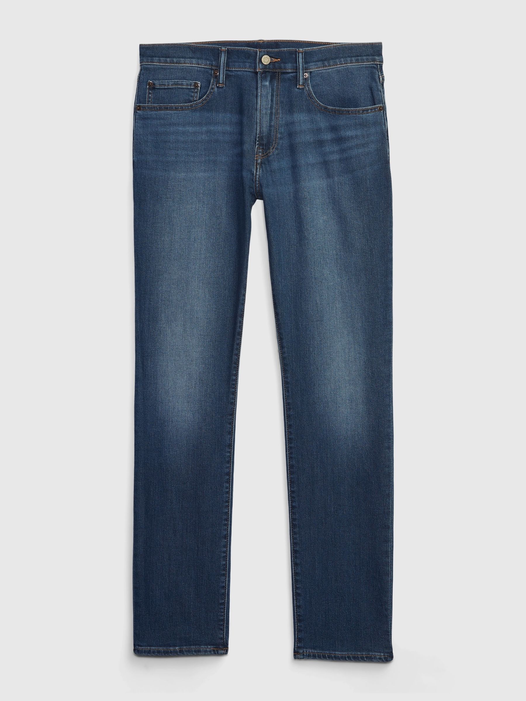 Medium Wash Blue Slim Fit Comfort Stretch Soft Jeans - Image 6 of 7
