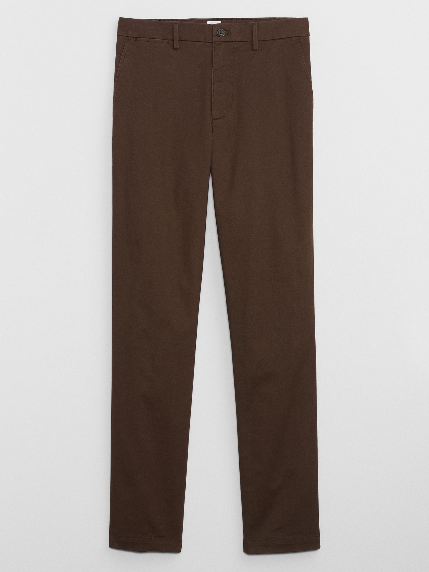 Dark Brown Chinos in Skinny Fit with Washwell - Image 3 of 4