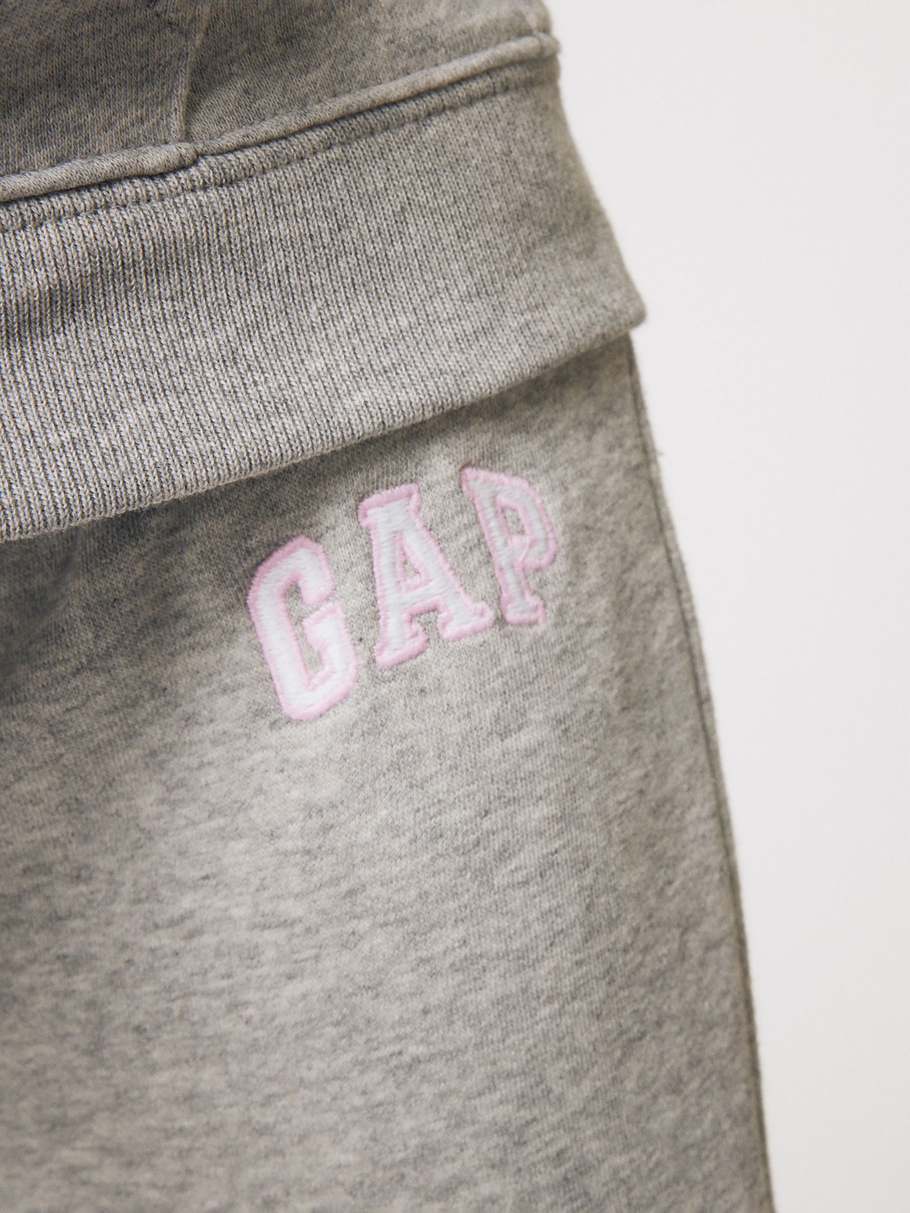 Light Grey Logo Fleece-Lined Joggers (Newborn-5yrs) - Image 6 of 7