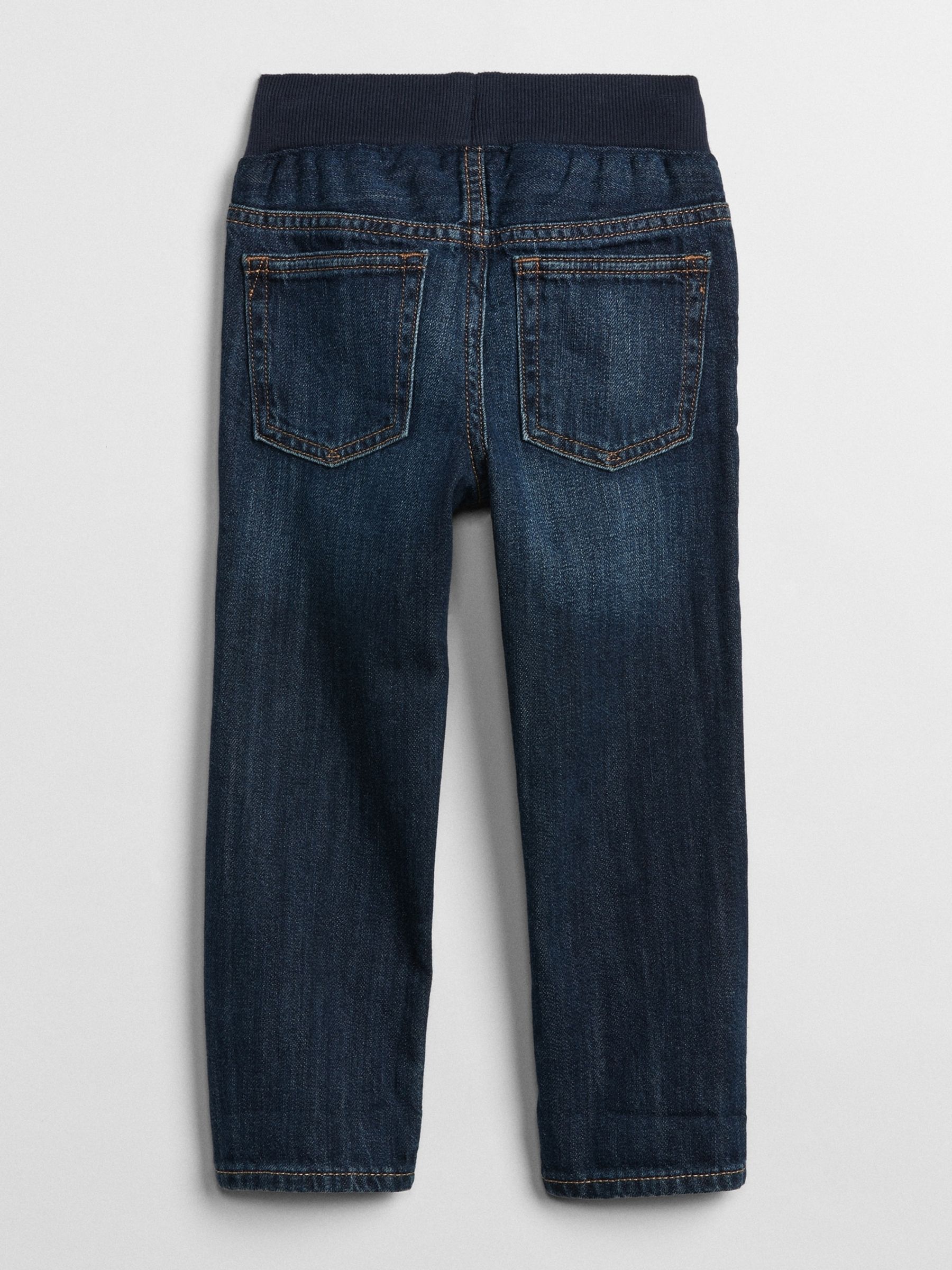 Mid Wash Blue Cotton Slim Fit Stretch Jeans (6mths-5yrs) - Image 3 of 5