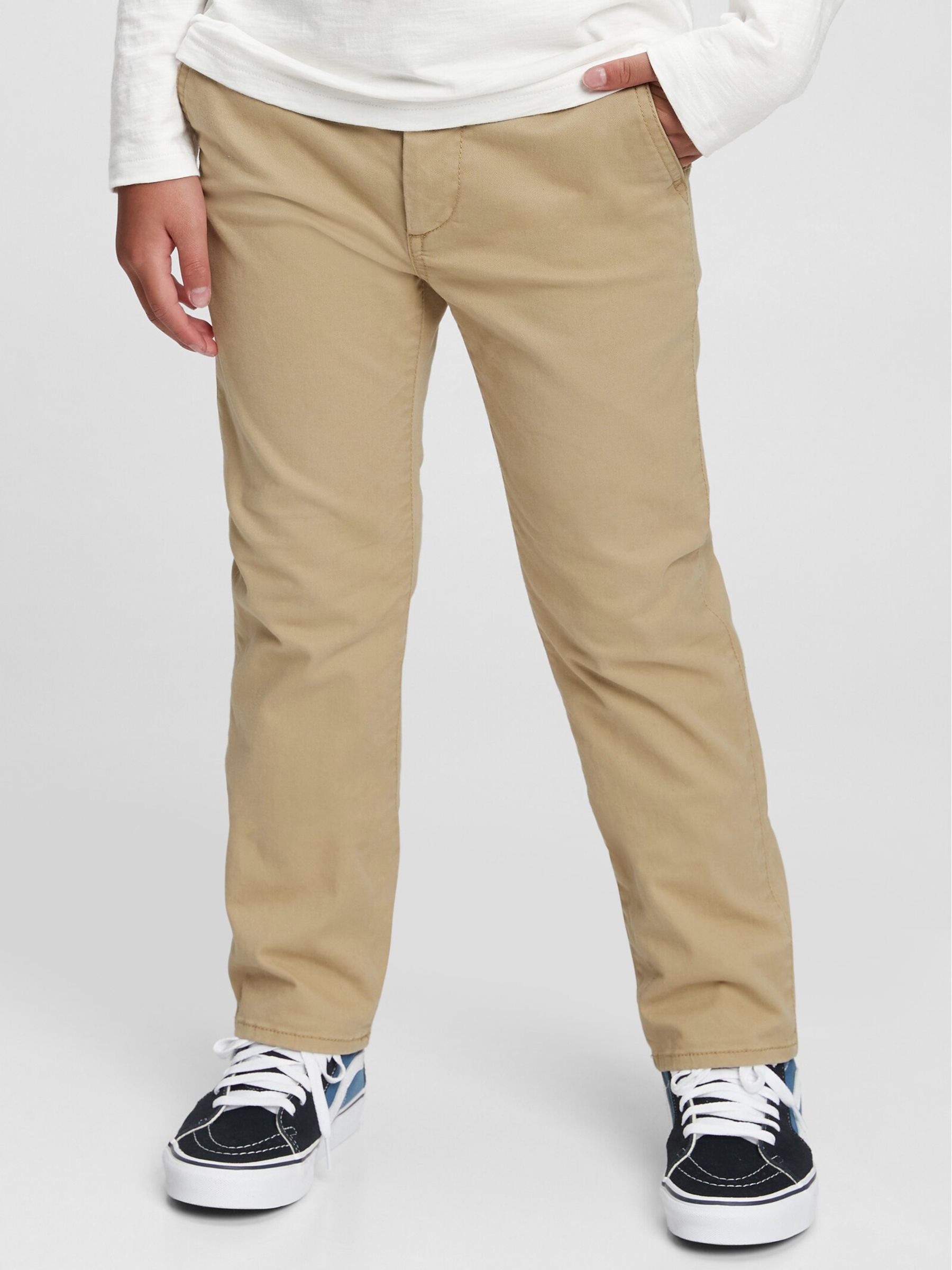 Beige Straight Leg Chinos (4-16yrs) - Image 1 of 2
